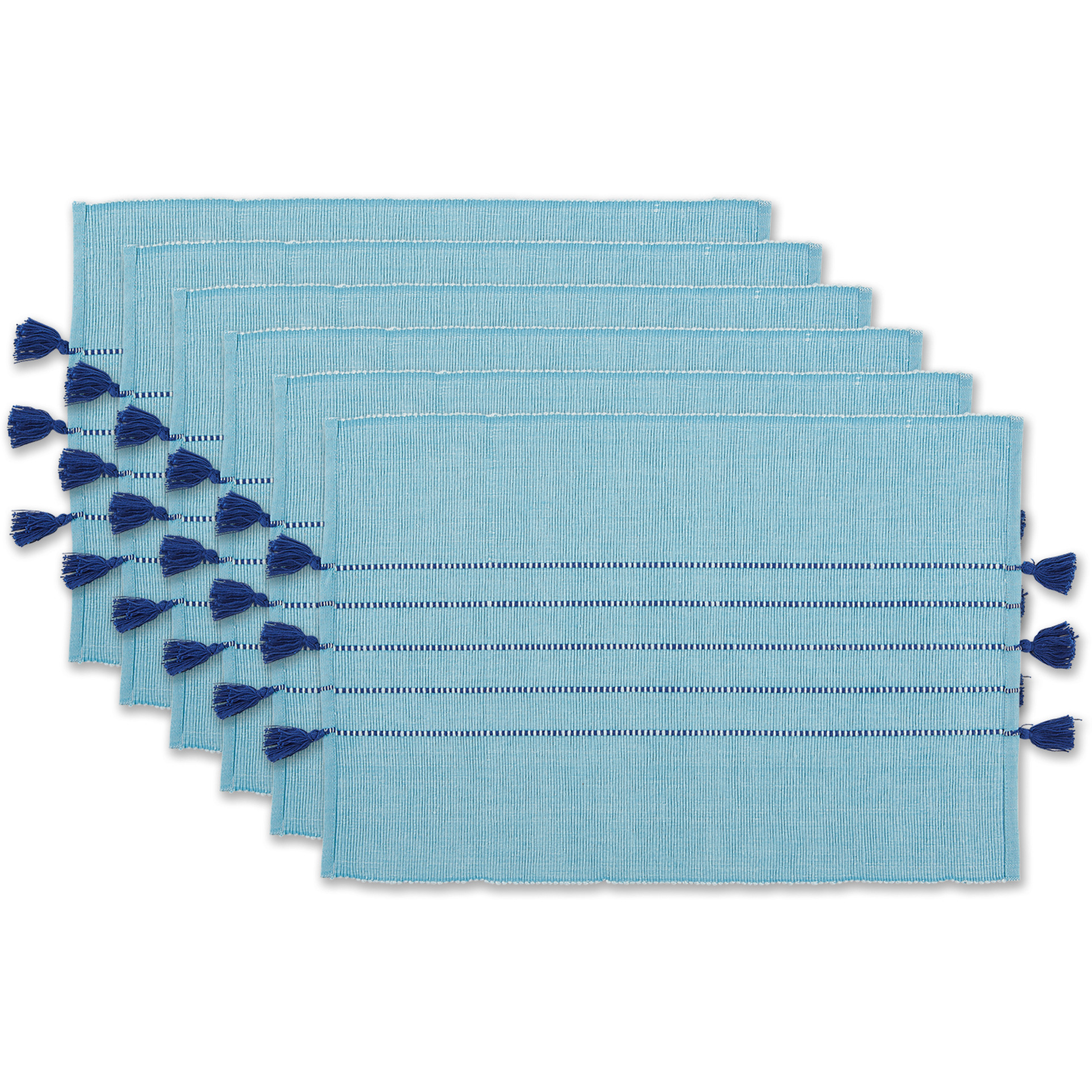 DII Thera Stripe Blue Placemat (Set of 6)
