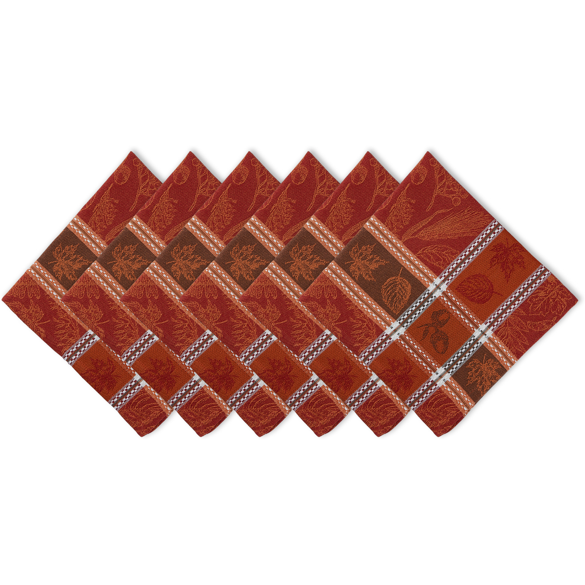 DII Harvest Botanical Jacquard Napkin (Set of 6)