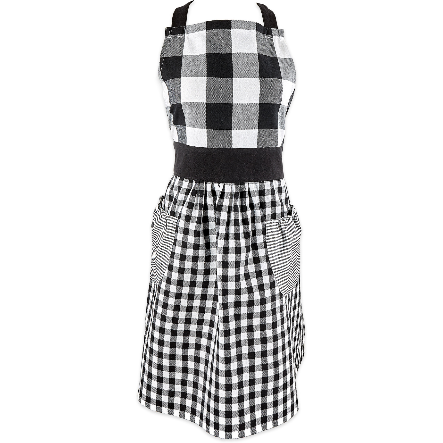 DII Black/White Gingham Apron