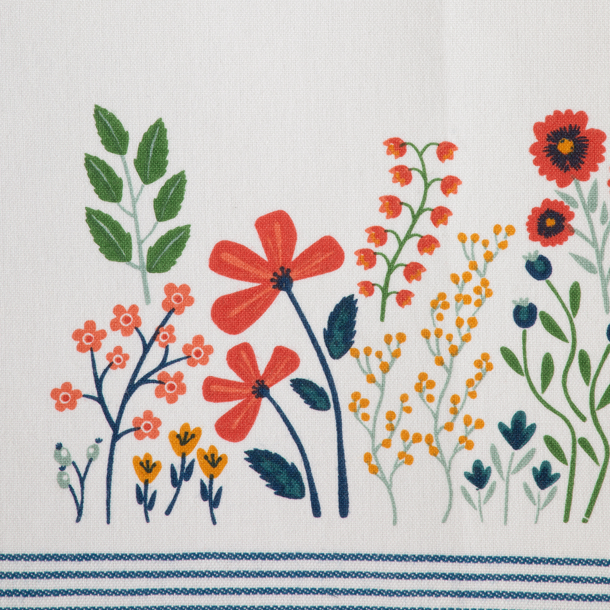 DII Flower Garden Embellished Table Runner 14x72