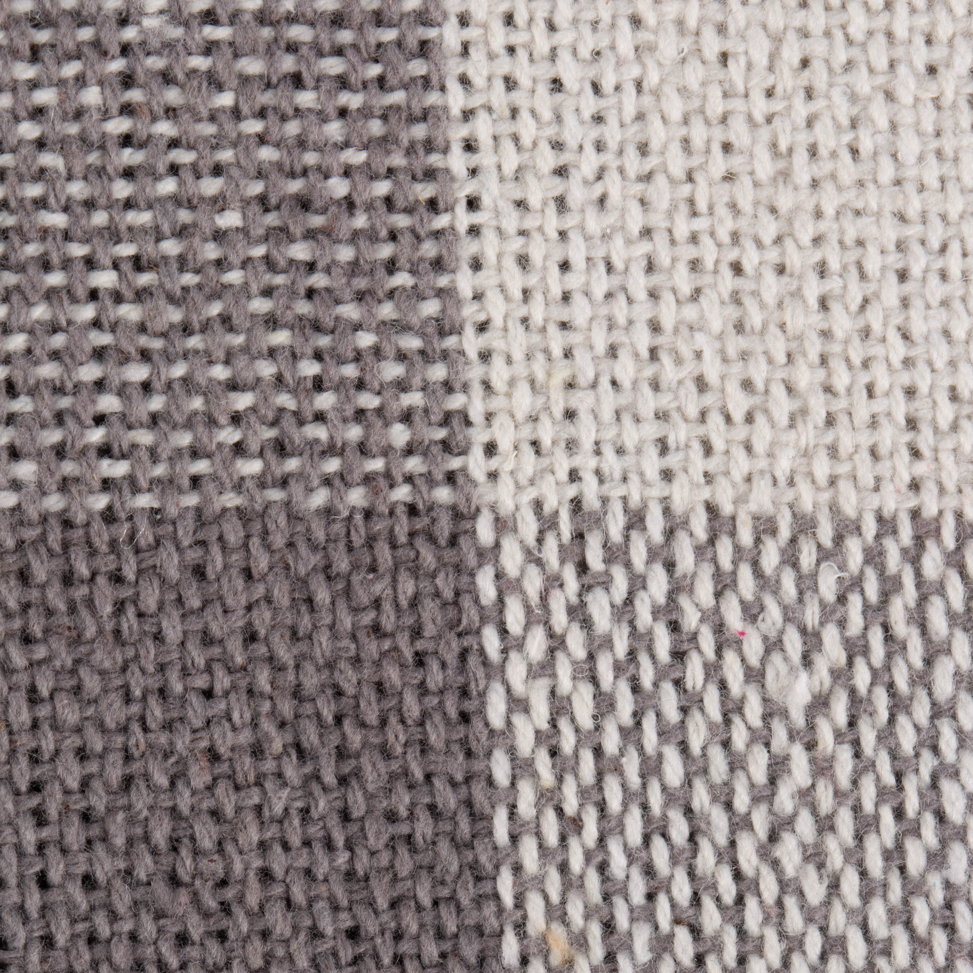 DII Gray and White Buffalo Check Throw