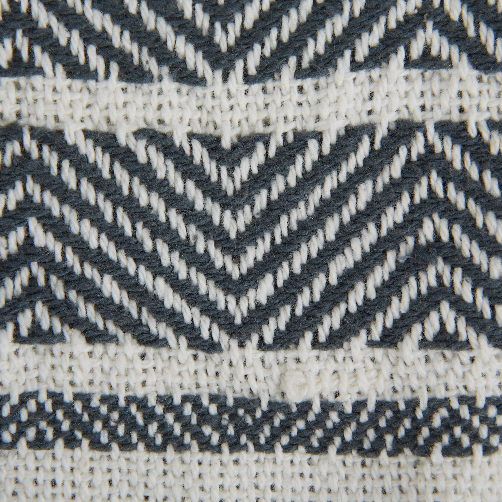 DII Black & Mineral 2-Tone Chevron Stripe Throw