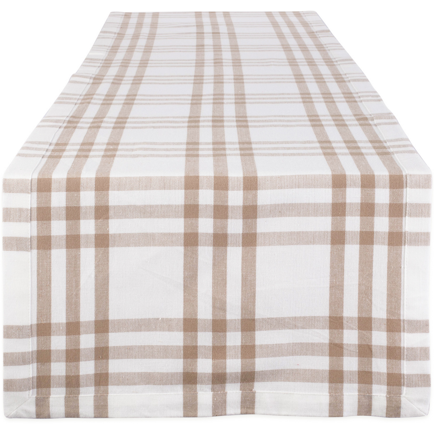 DII Stone Farm To Table Check Table Runner 14x72