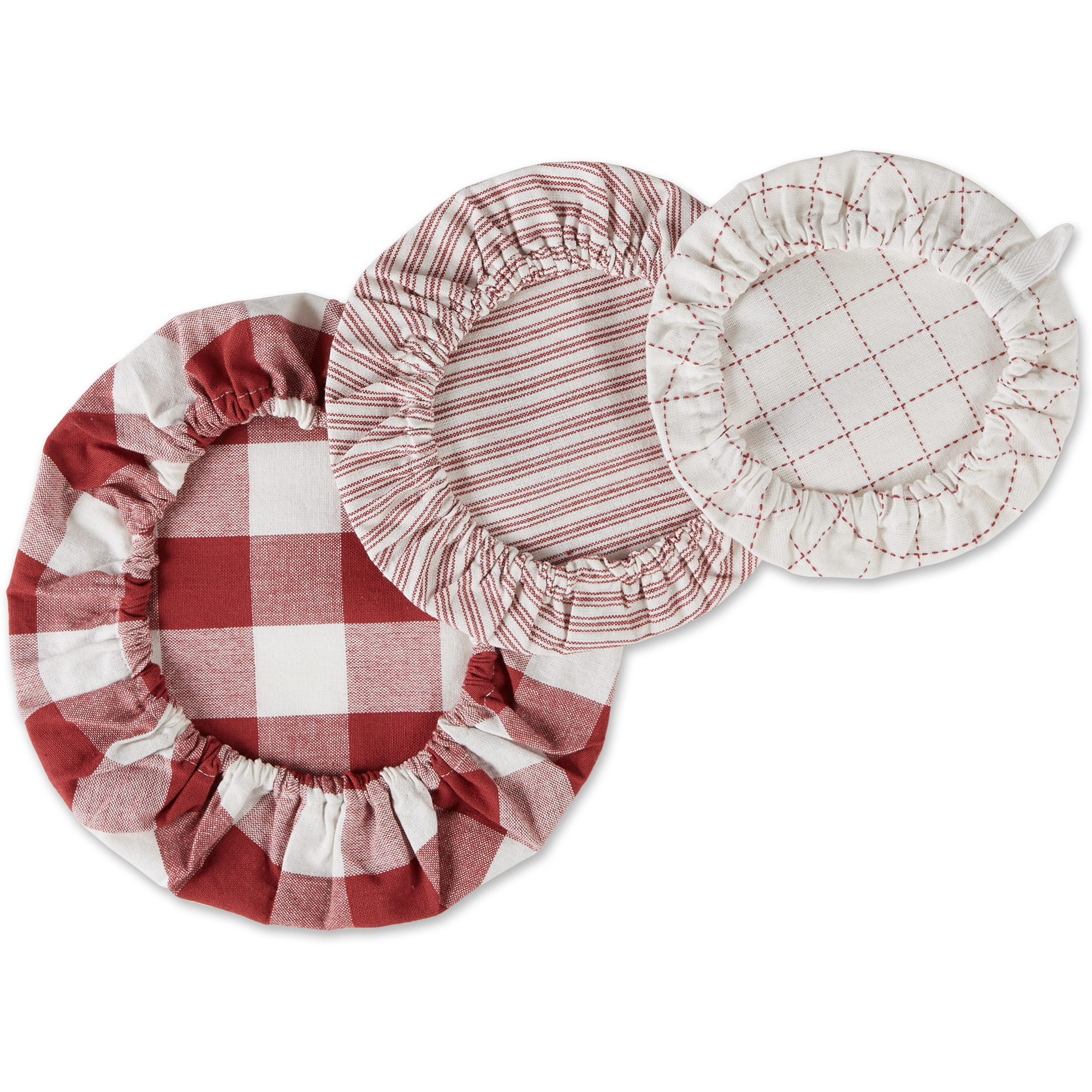 DII Asst Stone Farmhouse Woven Dish Cover (Set of 3)