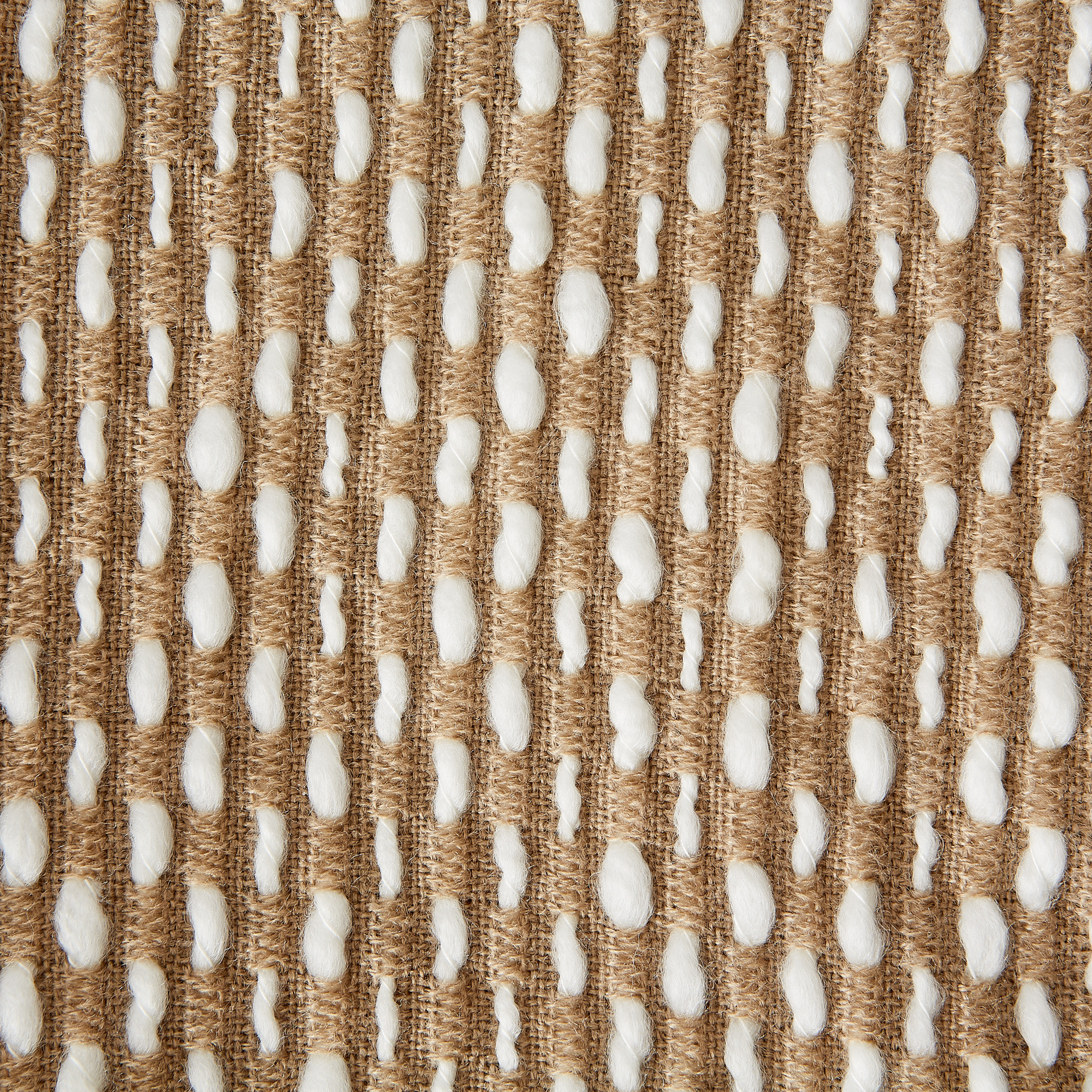DII Stone & White Textured Acrylic Throw