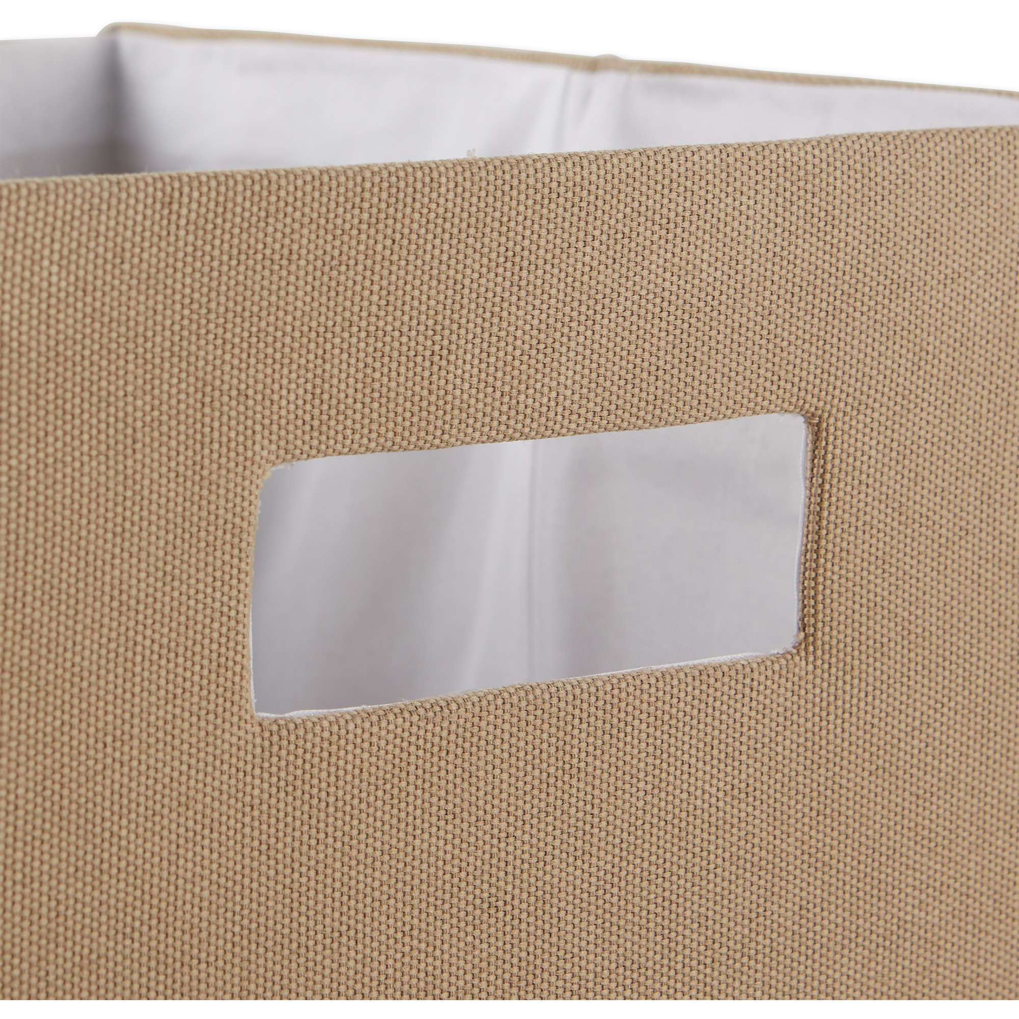 DII Polyester Cube Solid Stone Square 13x13x13