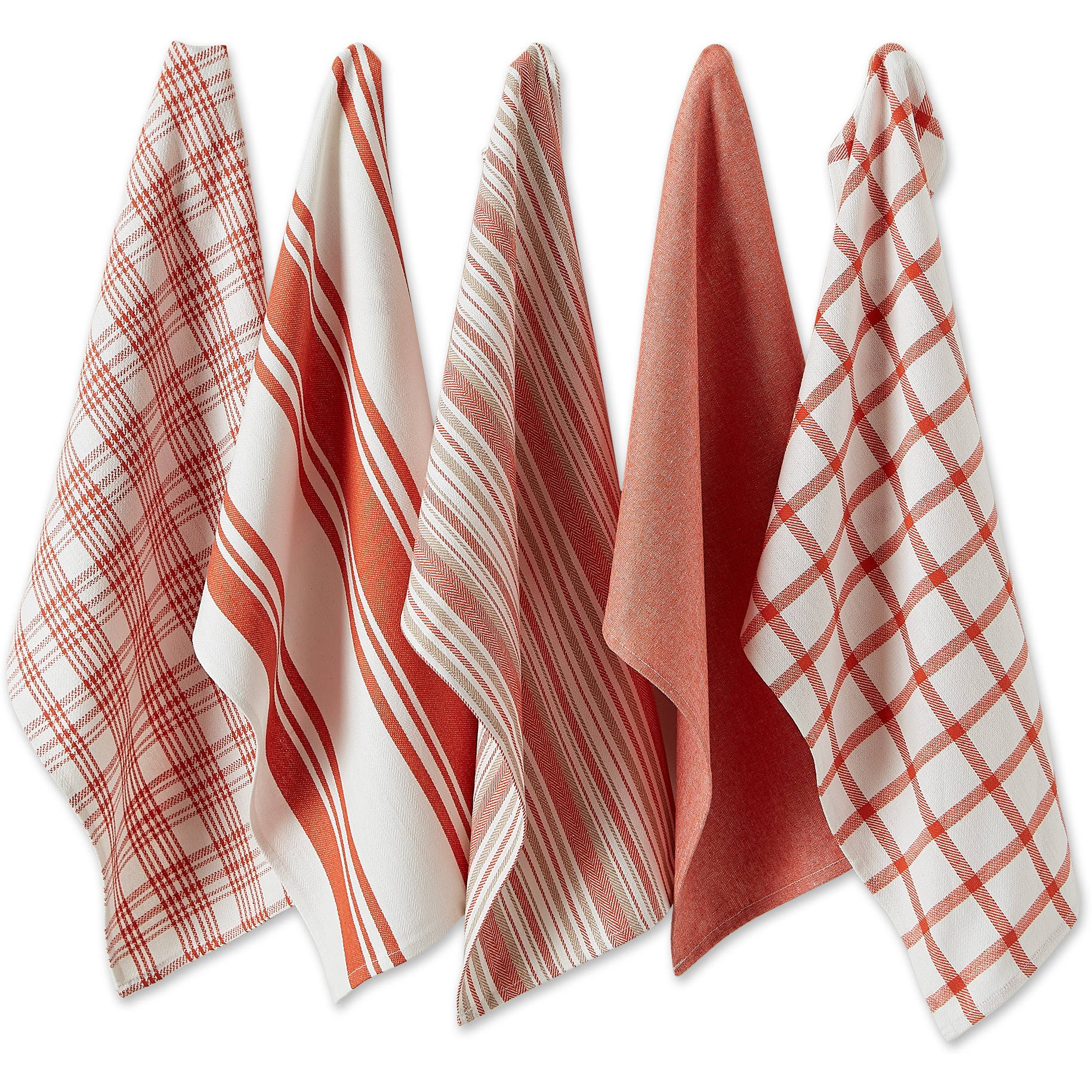 DII Asst Spice Woven Dishtowels (Set of 5)