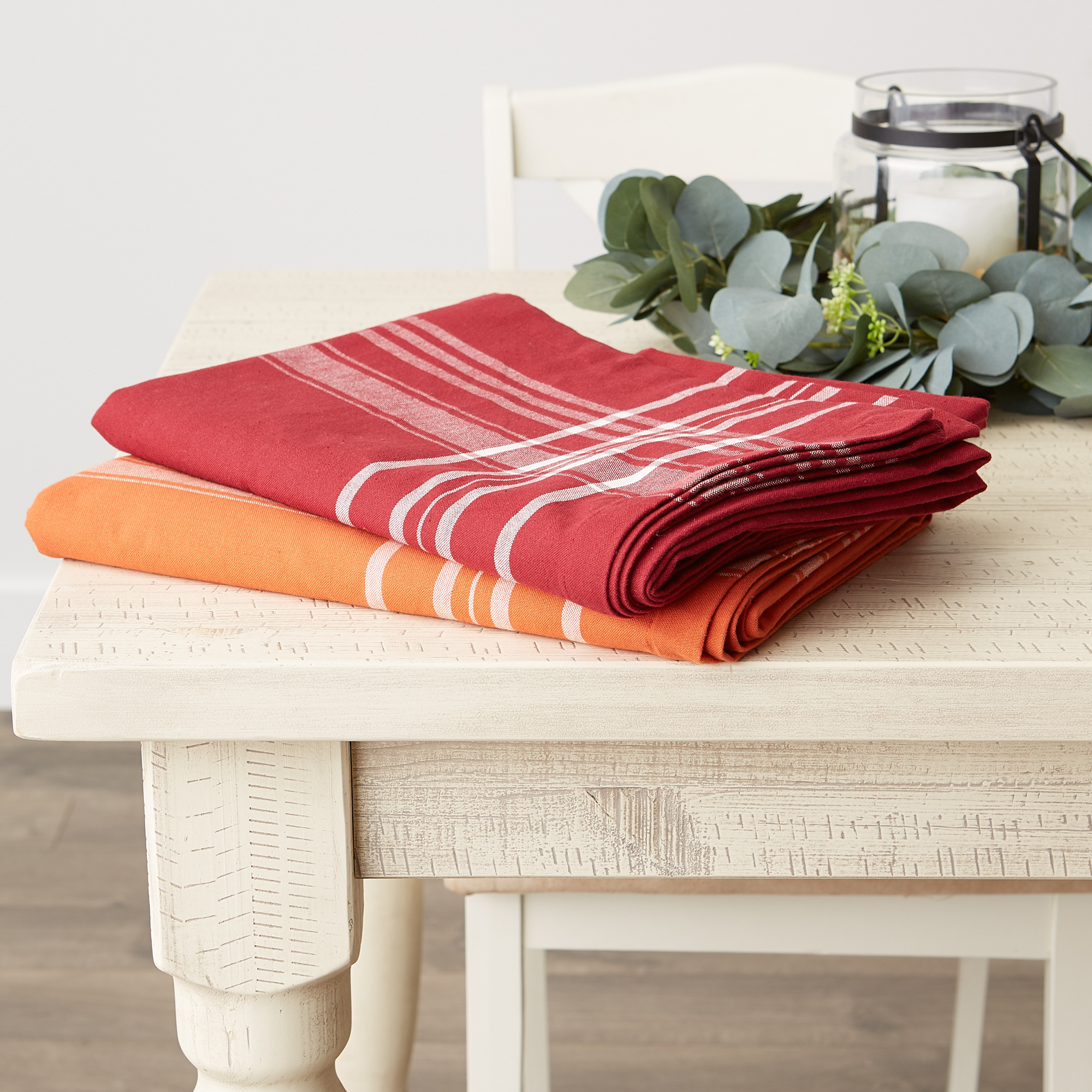 DII Redwood Harvest Market Tablecloth 60X84