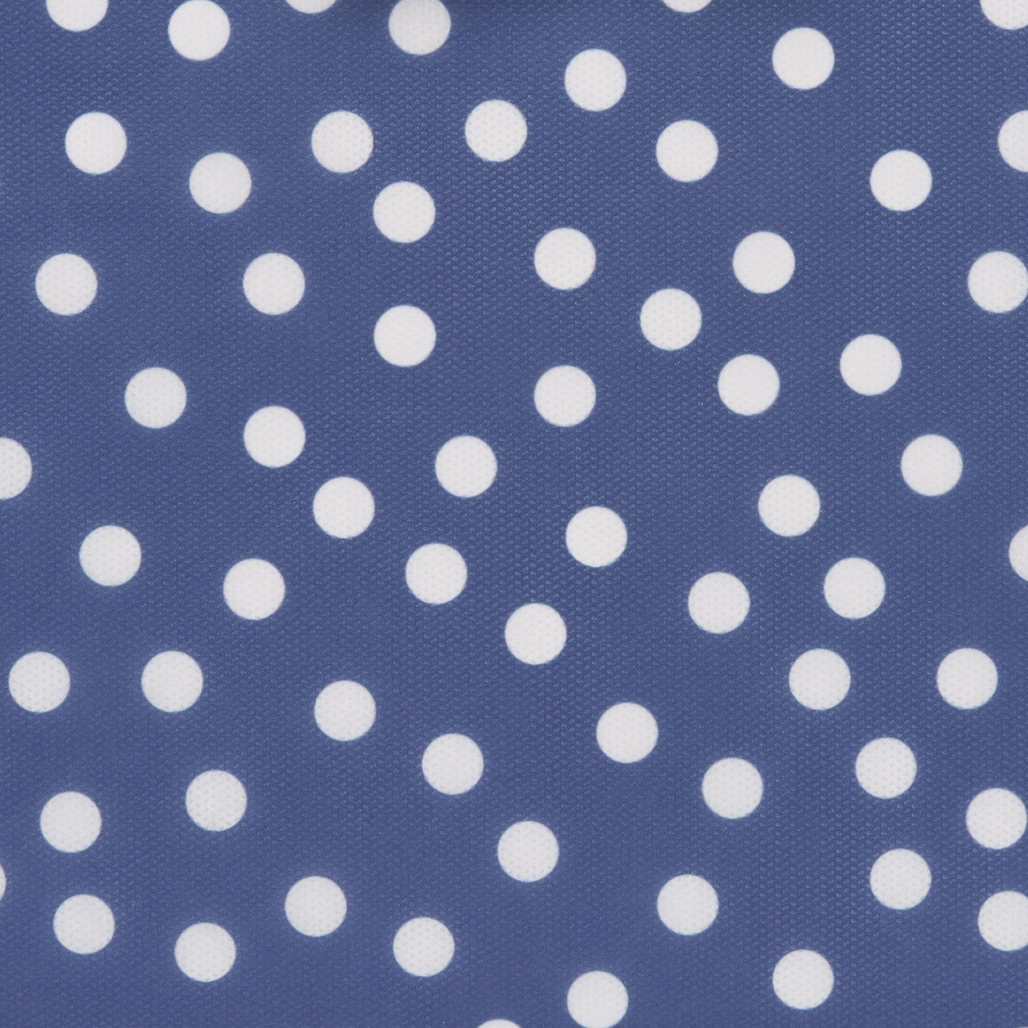 DII Nonwoven Polyester Cube Small Dots French Blue and White Square 11x11x11 Set of 2