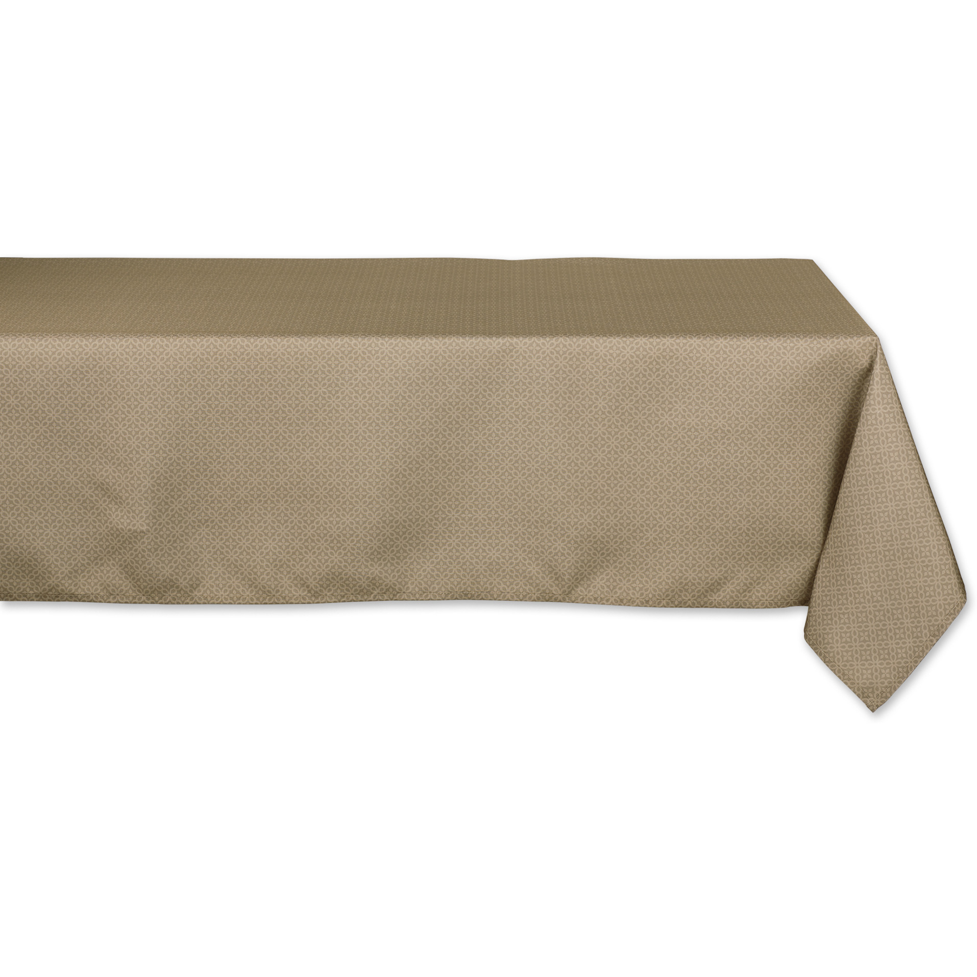 DII Stone Tonal Lattice Print Outdoor Tablecloth