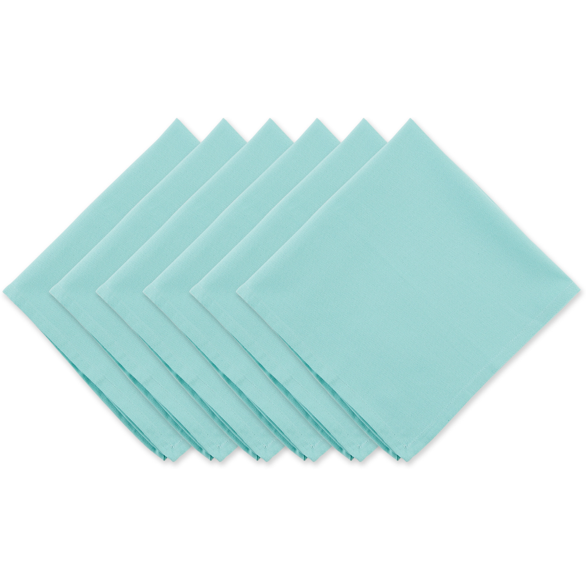 DII Solid Light Aqua Napkin (Set of 6)