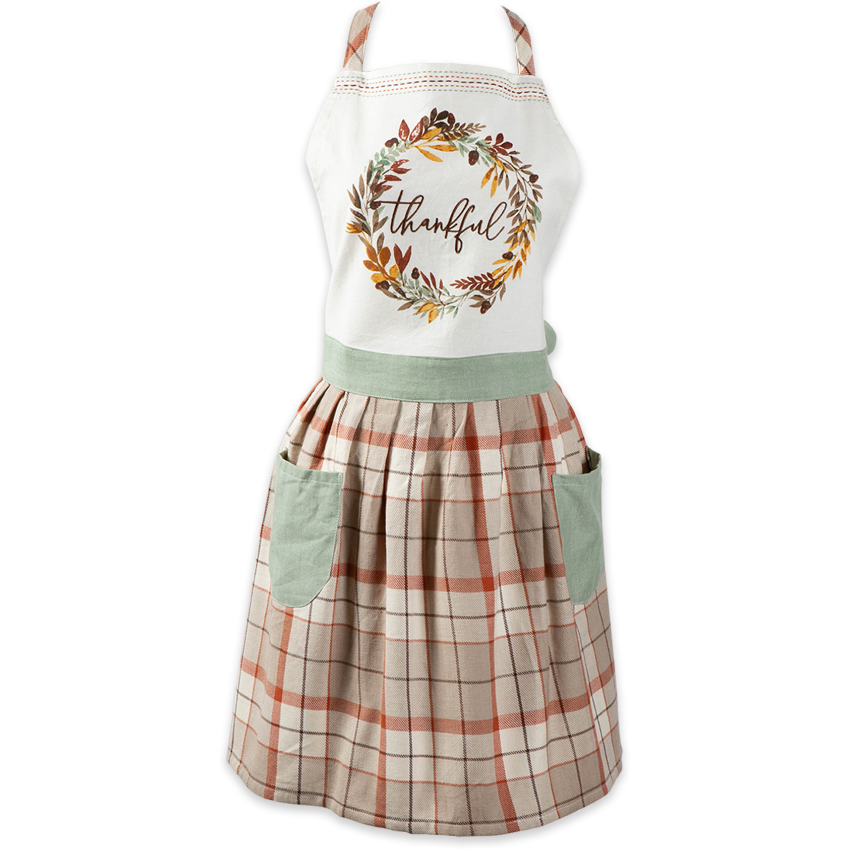 DII Thanksgiving Thankful Autum, Fall Leaves, Apron