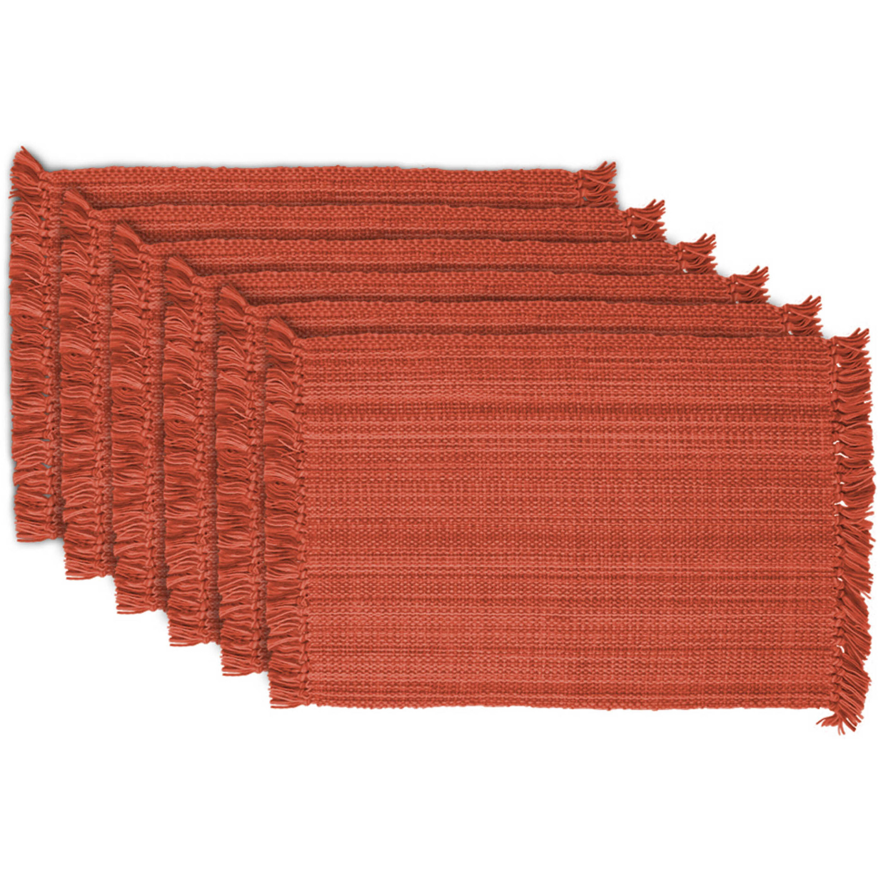 DII Variegated Spice Fringe Placemat (Set of 6)
