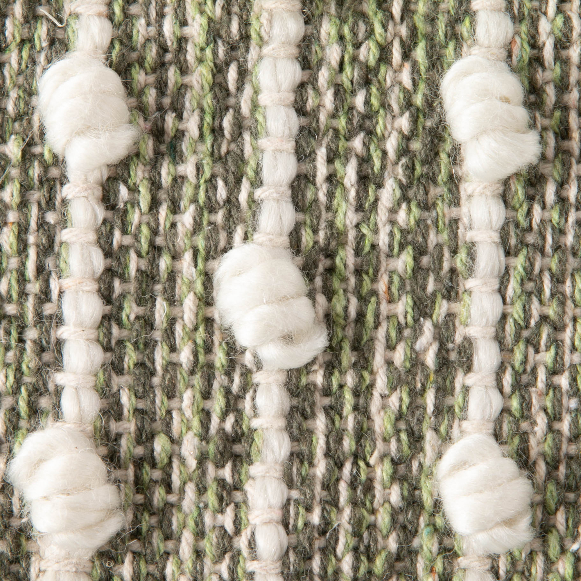 DII Antique Green Recycled Cotton Loop Rug
