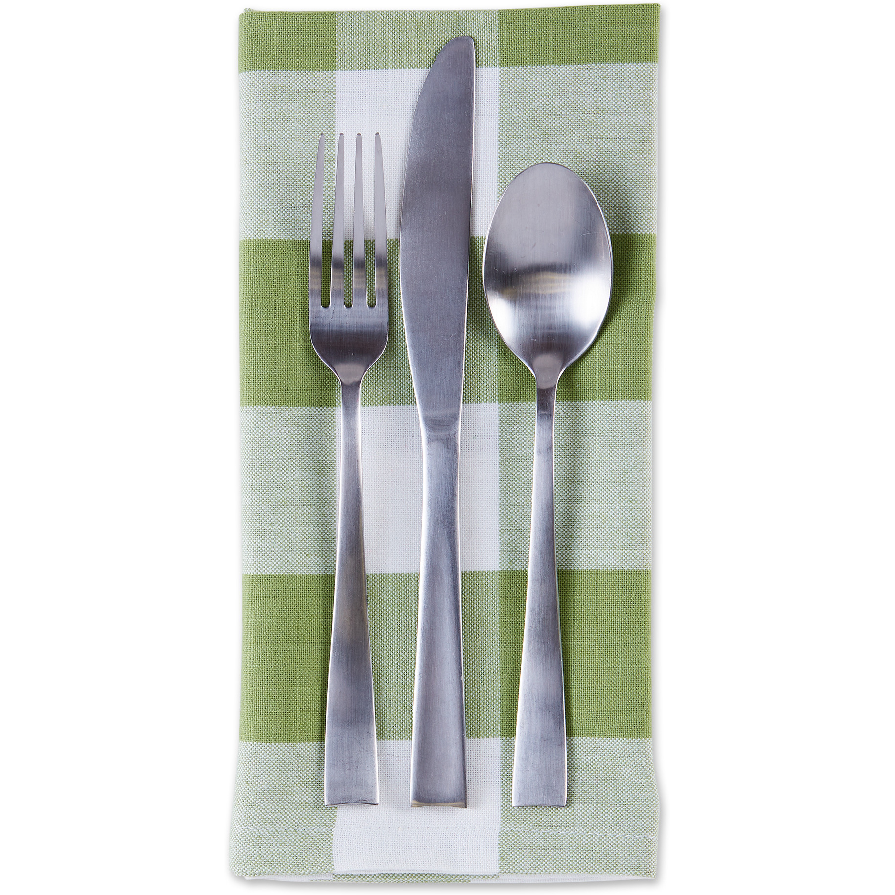 DII Antique Green Buffalo Check Napkin (Set of 6)