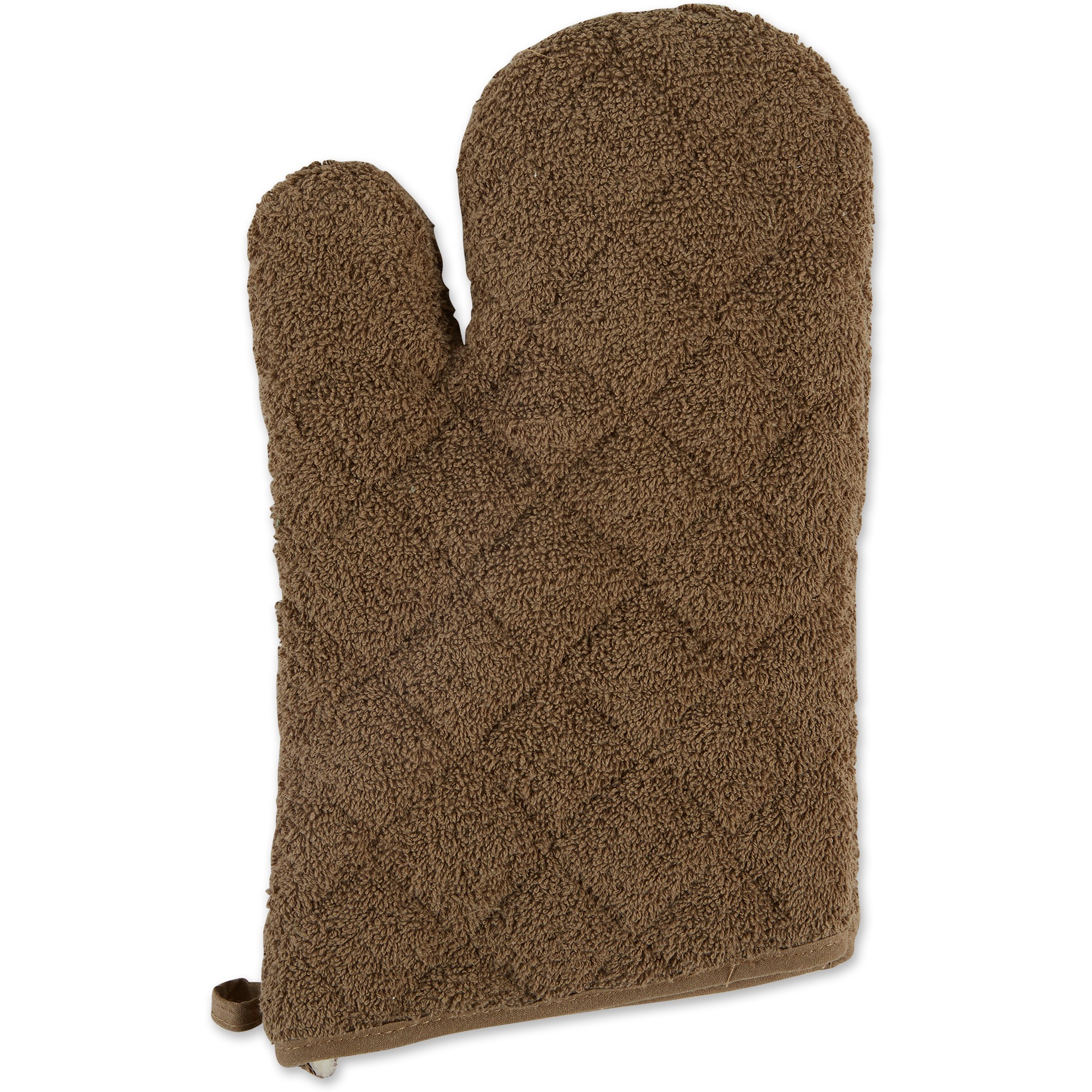 DII Brown Terry Oven Mitt (Set of 2)