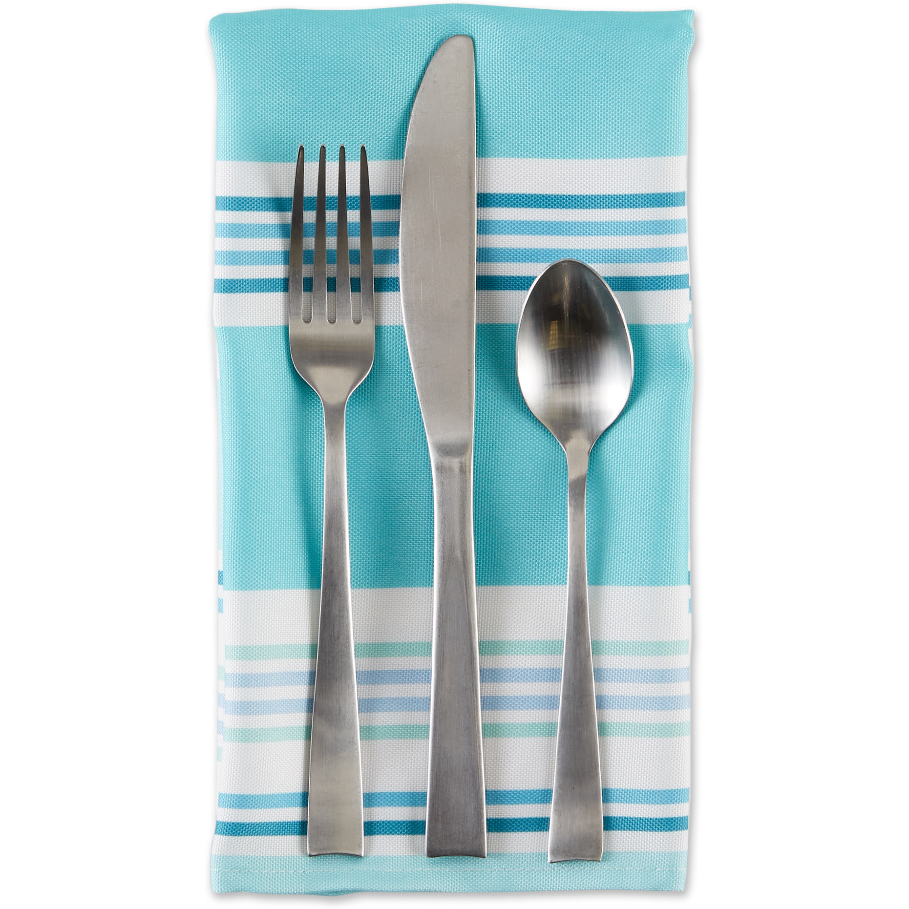 DII Beach House Stripe Print Outdoor Napkin (Set of 6)