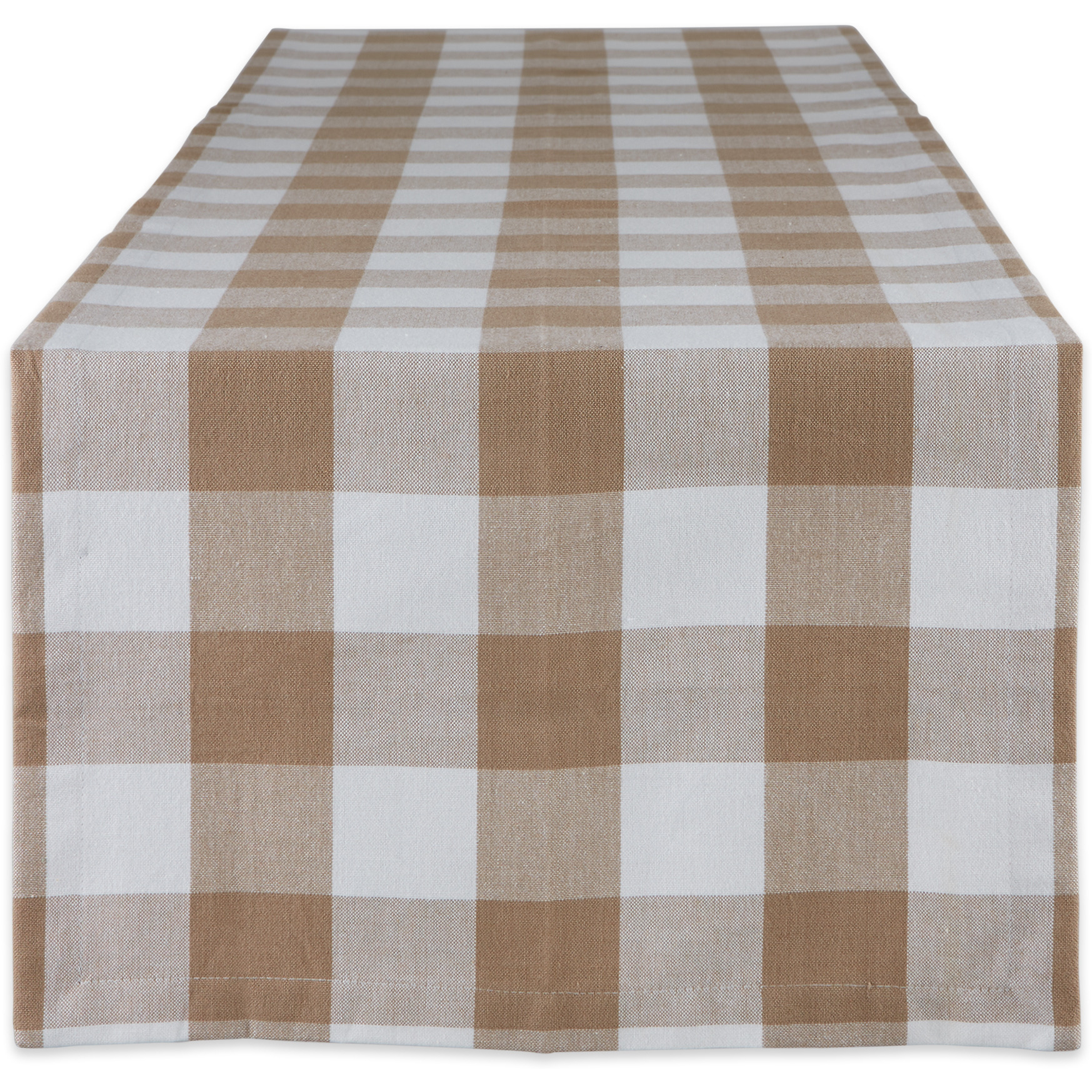 DII Stone Buffalo Check Table Runner