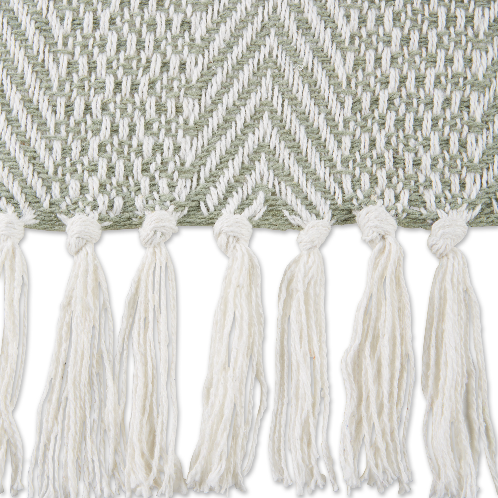 DII Artichoke Herringbone Stripe Throw