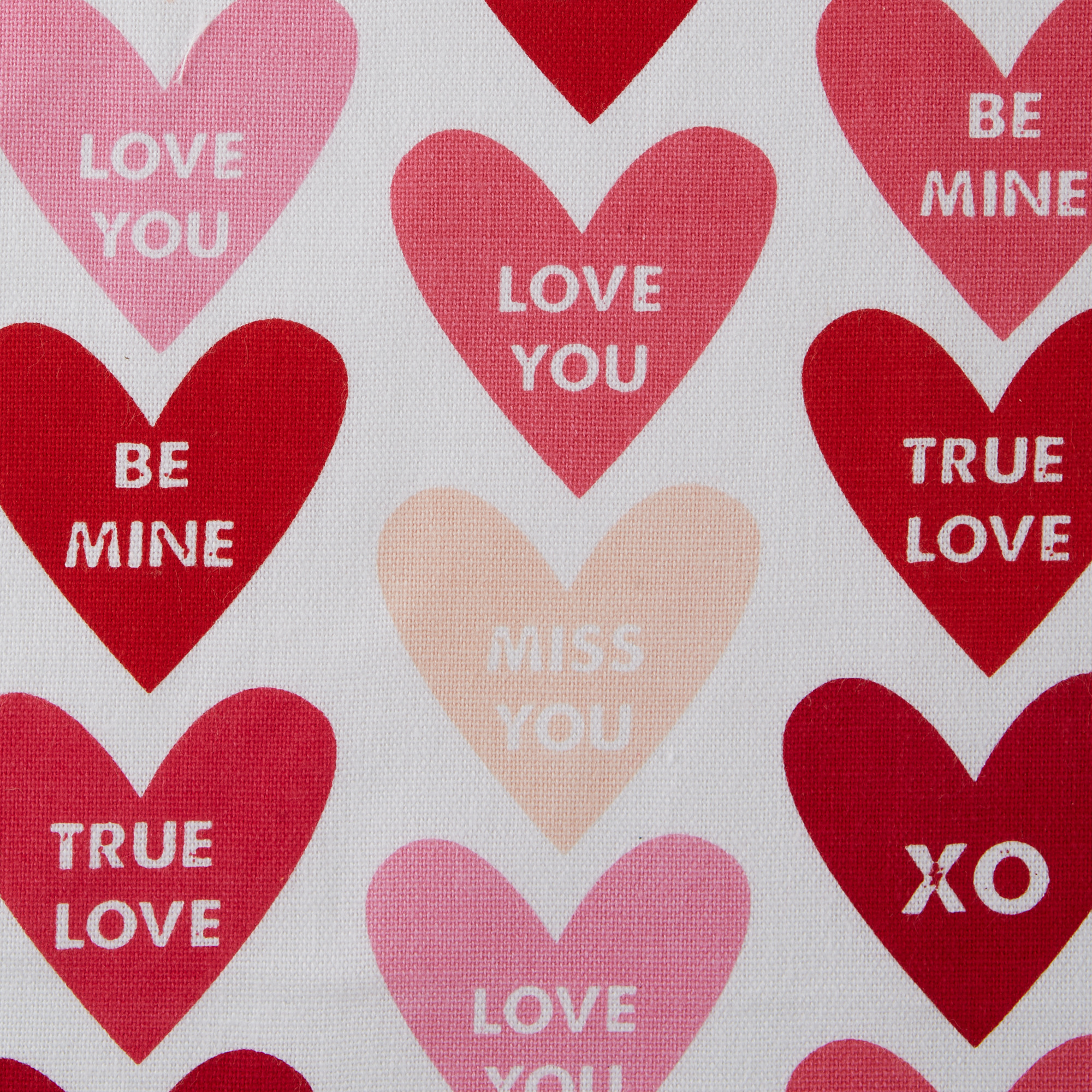 DII Conversation Hearts Print Table Runner