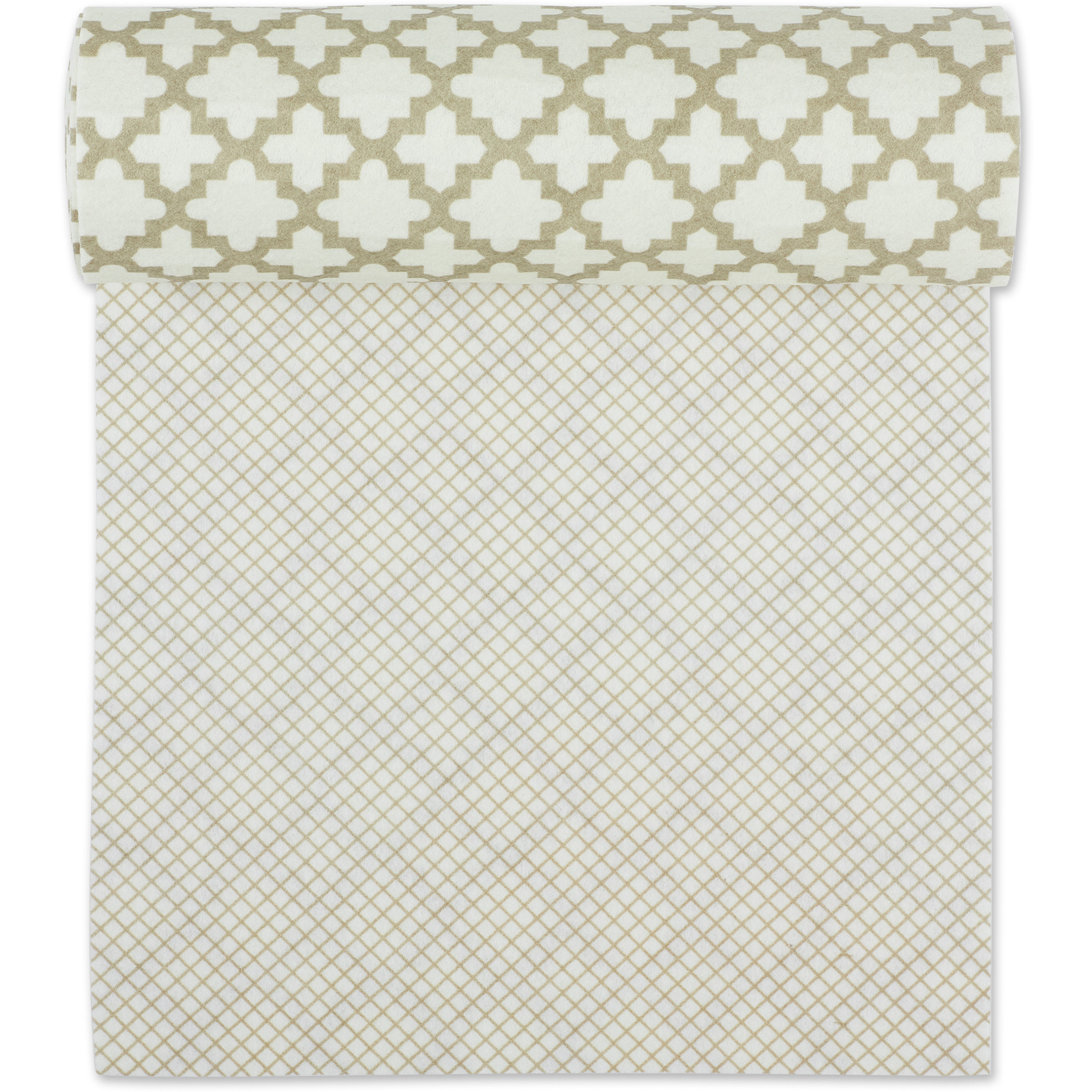 DII Cream Lattice Shelf Liner (Set of 2