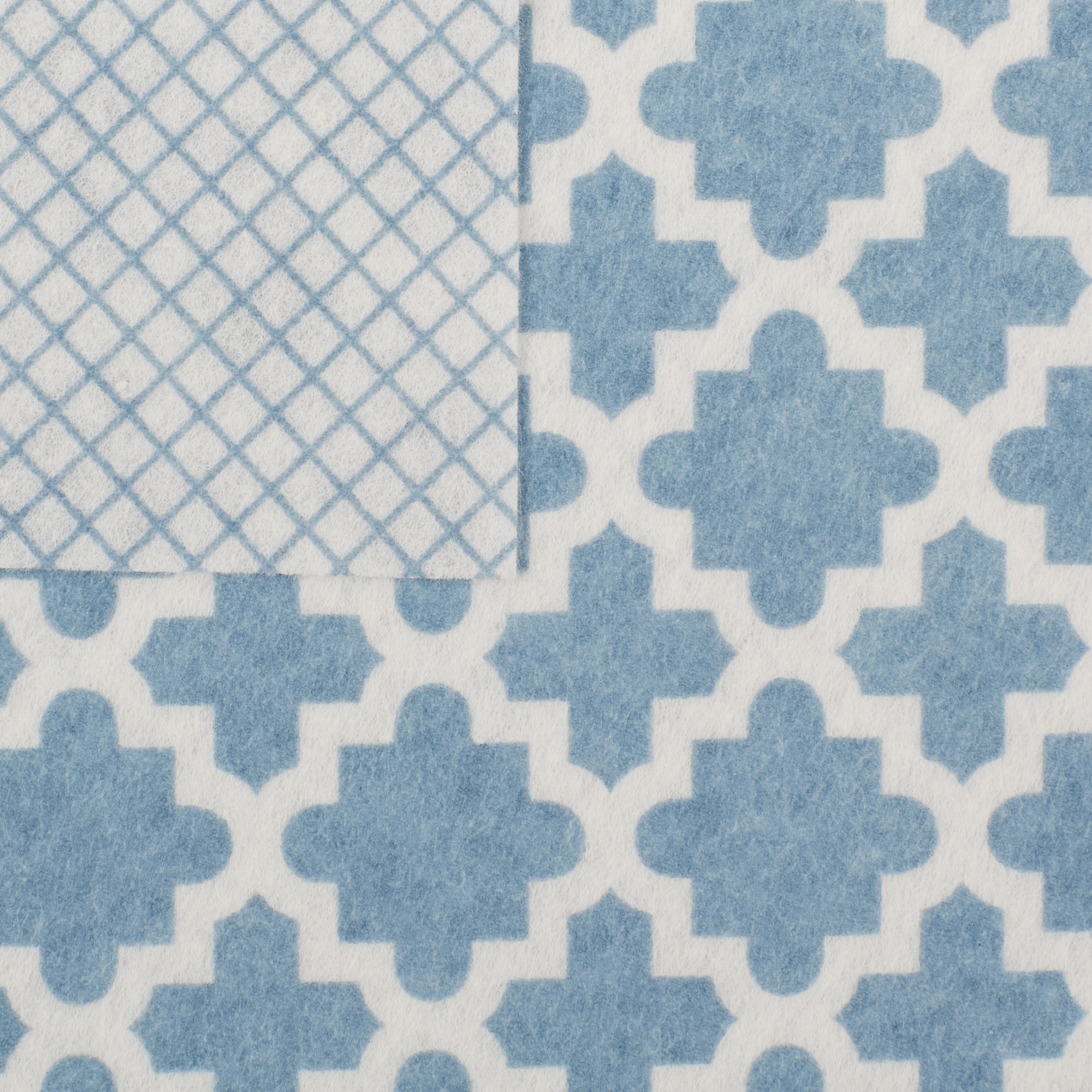 DII Stonewash Blue Lattice Shelf Liner (Set of 2)