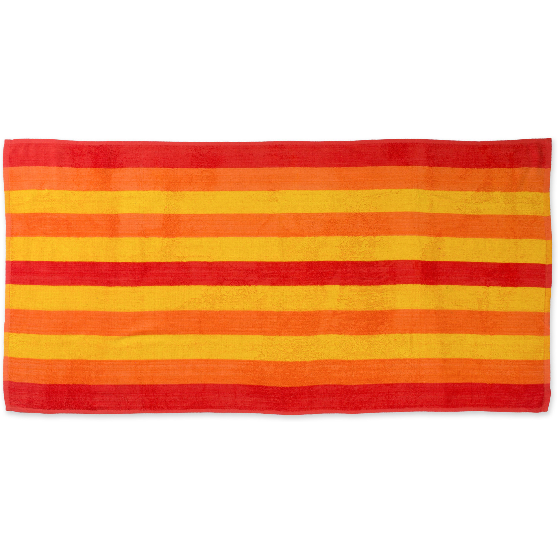 J&M Cabana Orange Stripe Beach Towel