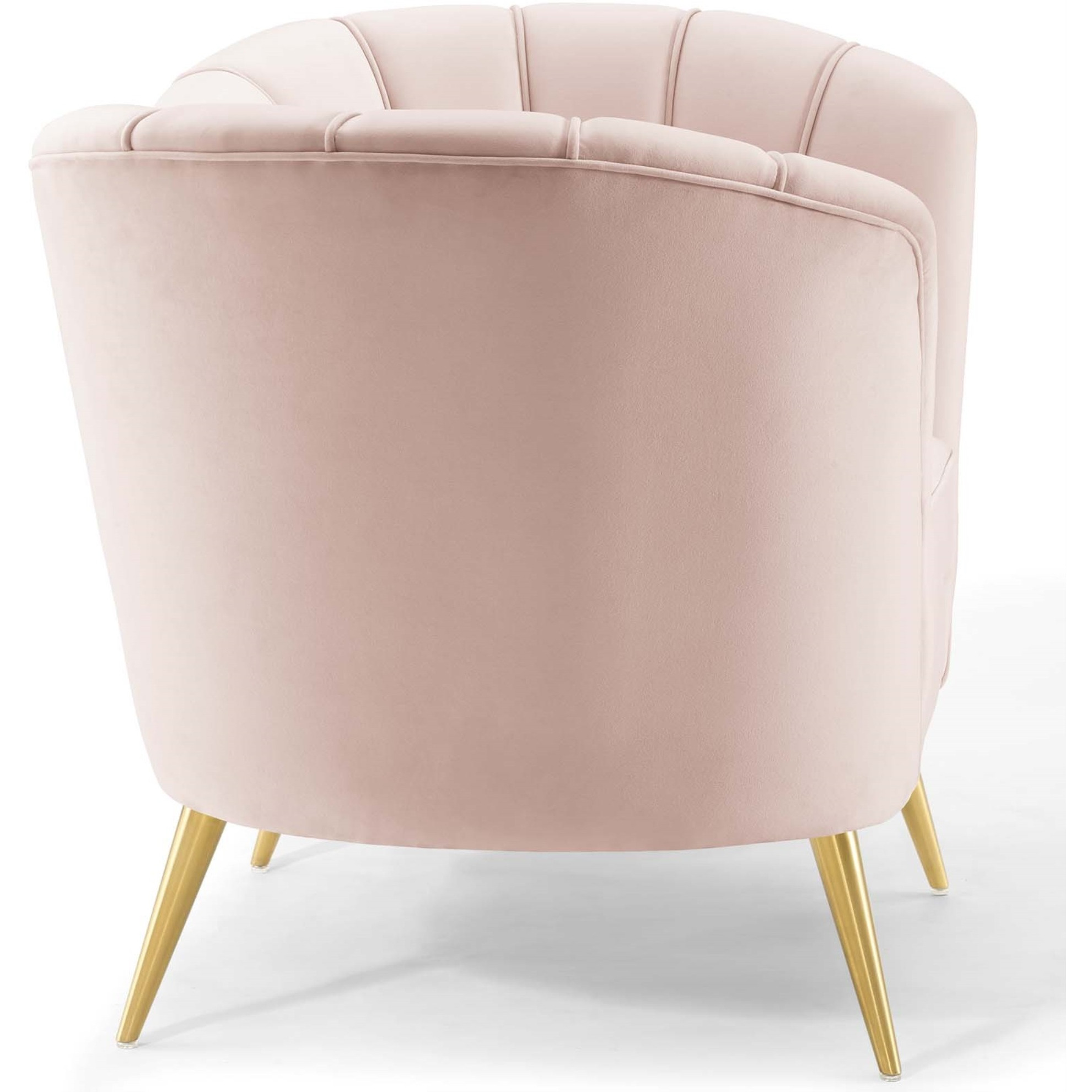 Opportunity Performance Velvet Armchair Pink