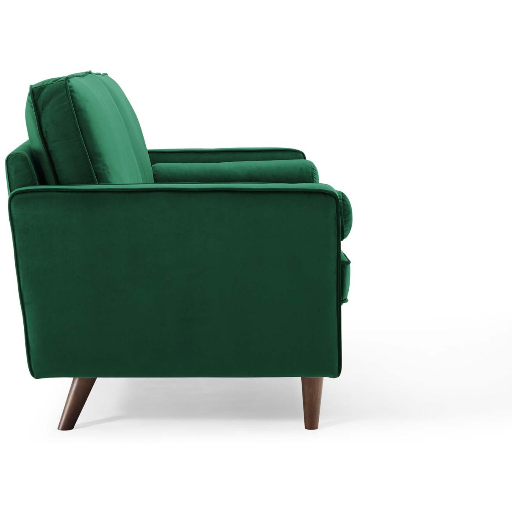 Valour Performance Velvet Loveseat Green