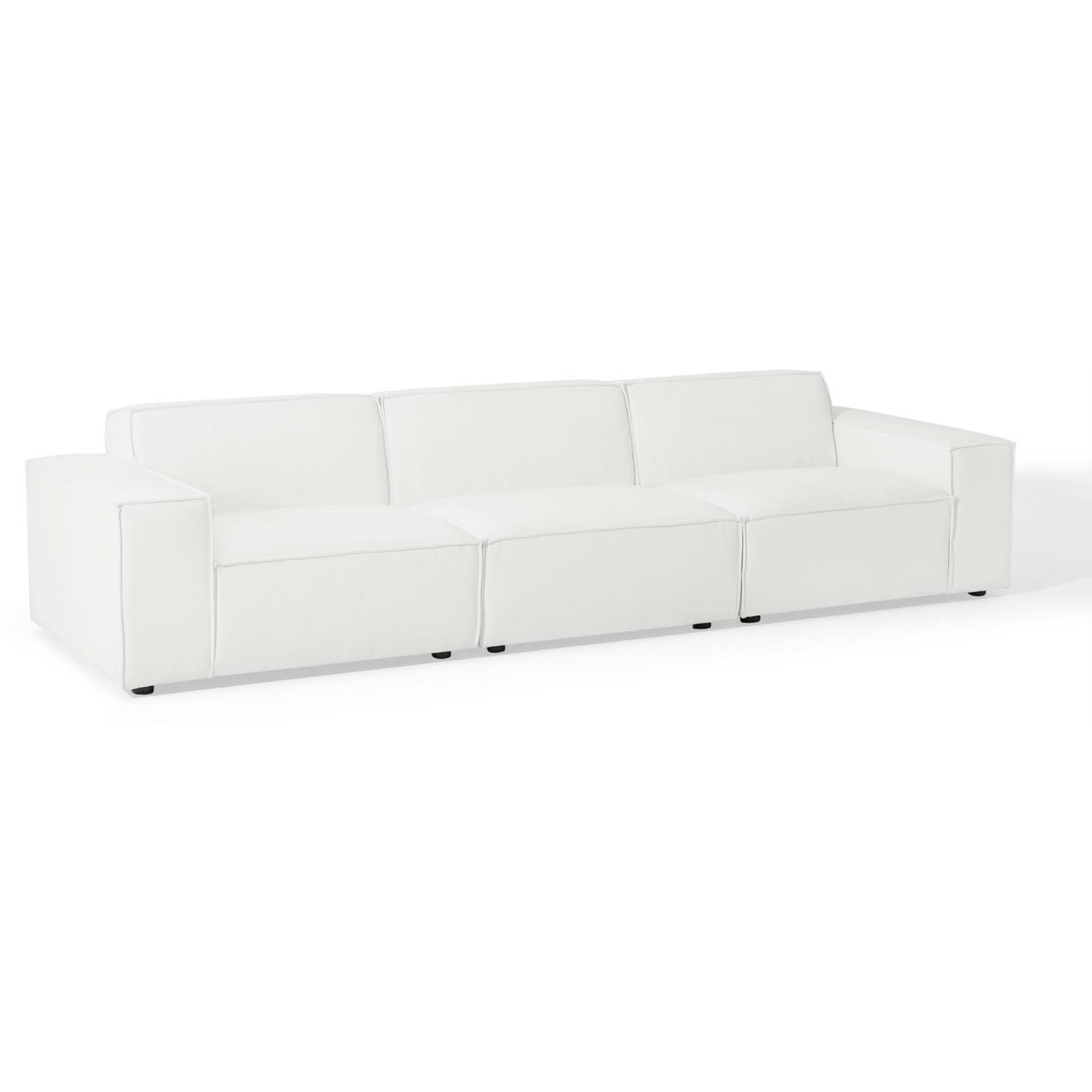 Restore 3-Piece Sectional Sofa White