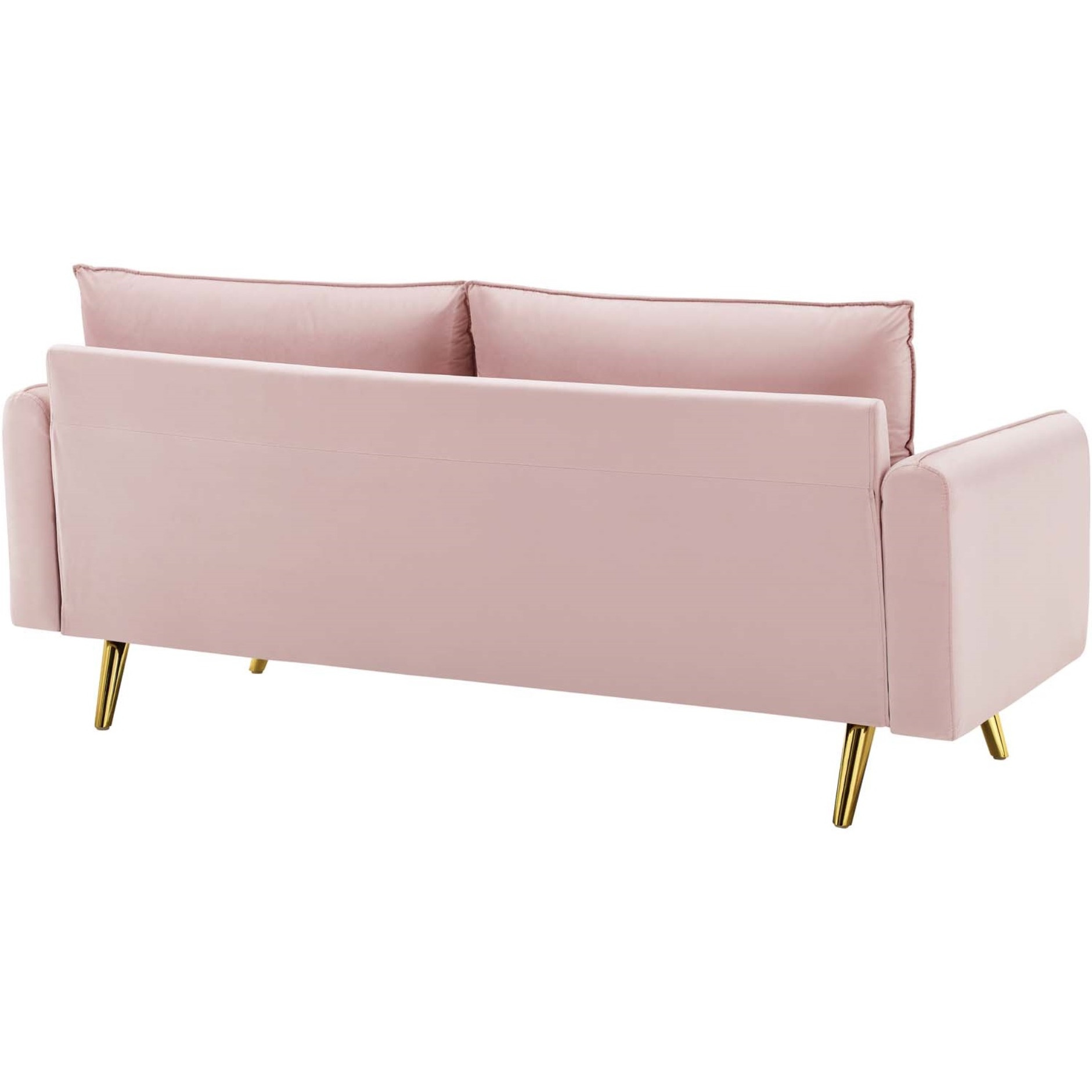Revive Performance Velvet Sofa Pink