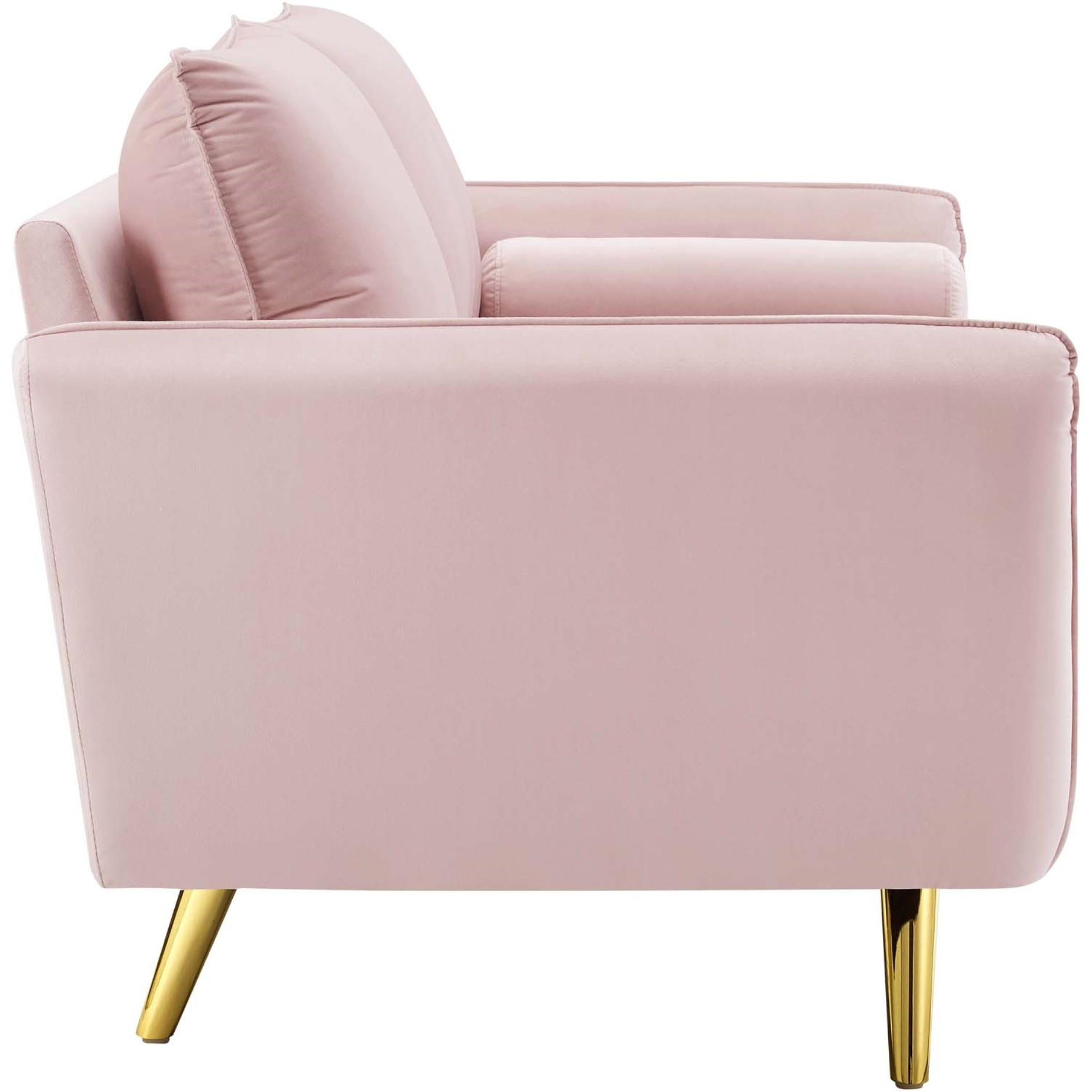Revive Performance Velvet Sofa Pink