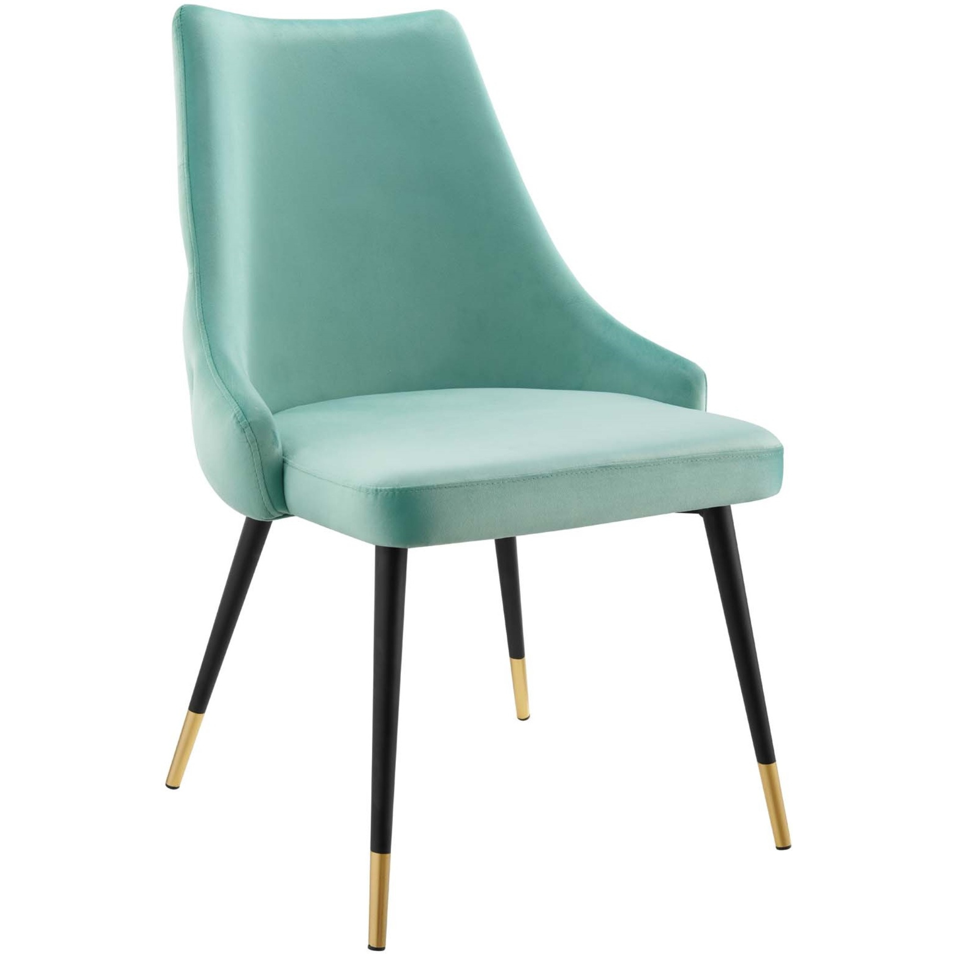 Adorn Tufted Performance Velvet Dining Side Chair Mint