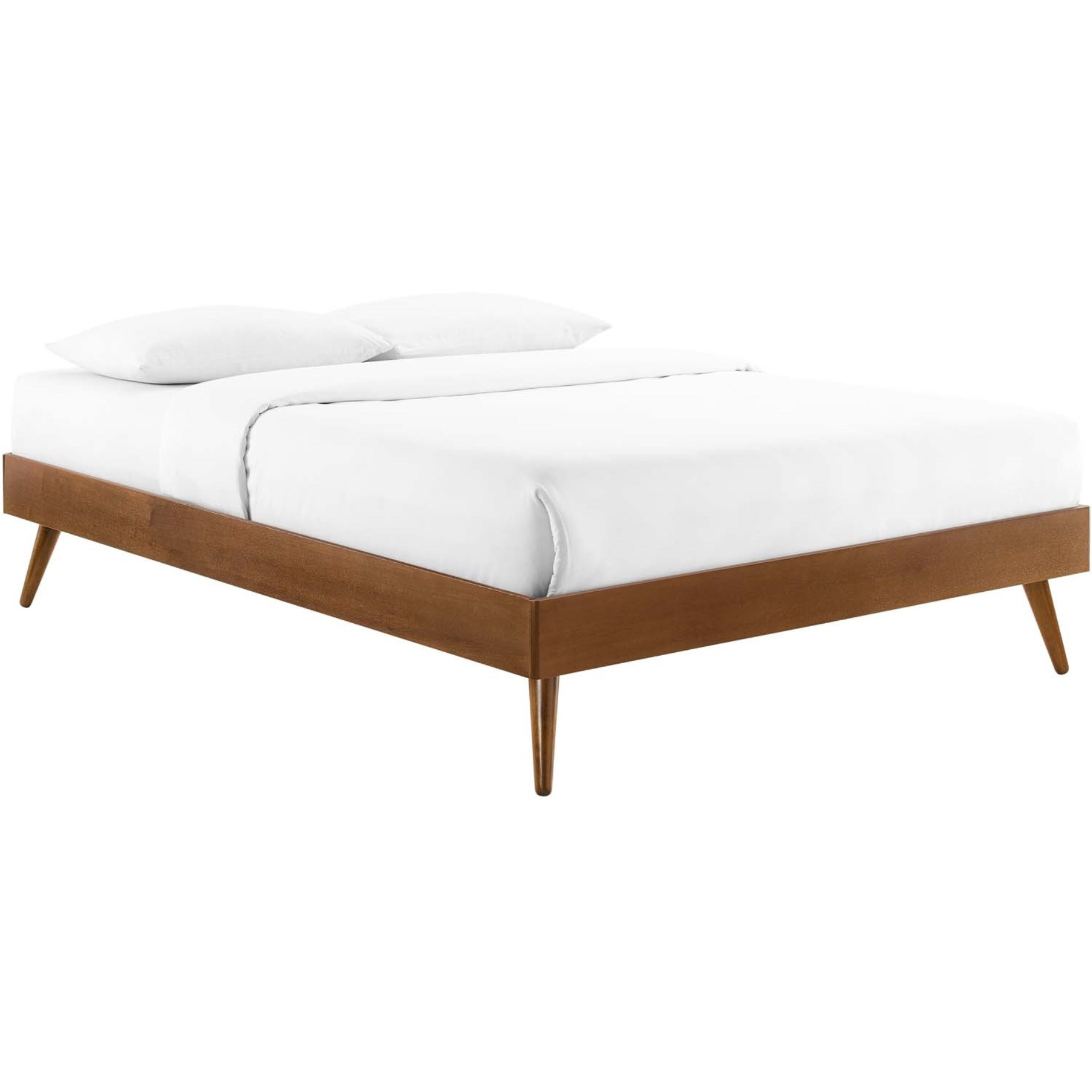 Margo Full Wood Platform Bed Frame Walnut