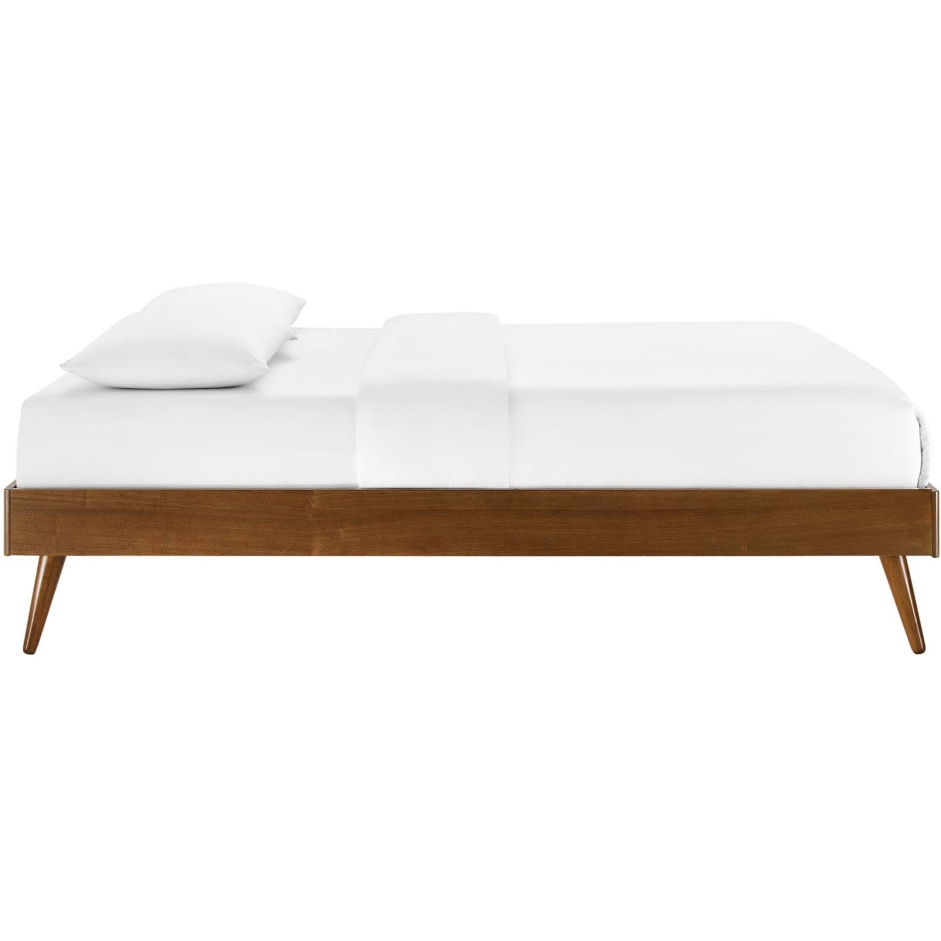 Margo Full Wood Platform Bed Frame Walnut