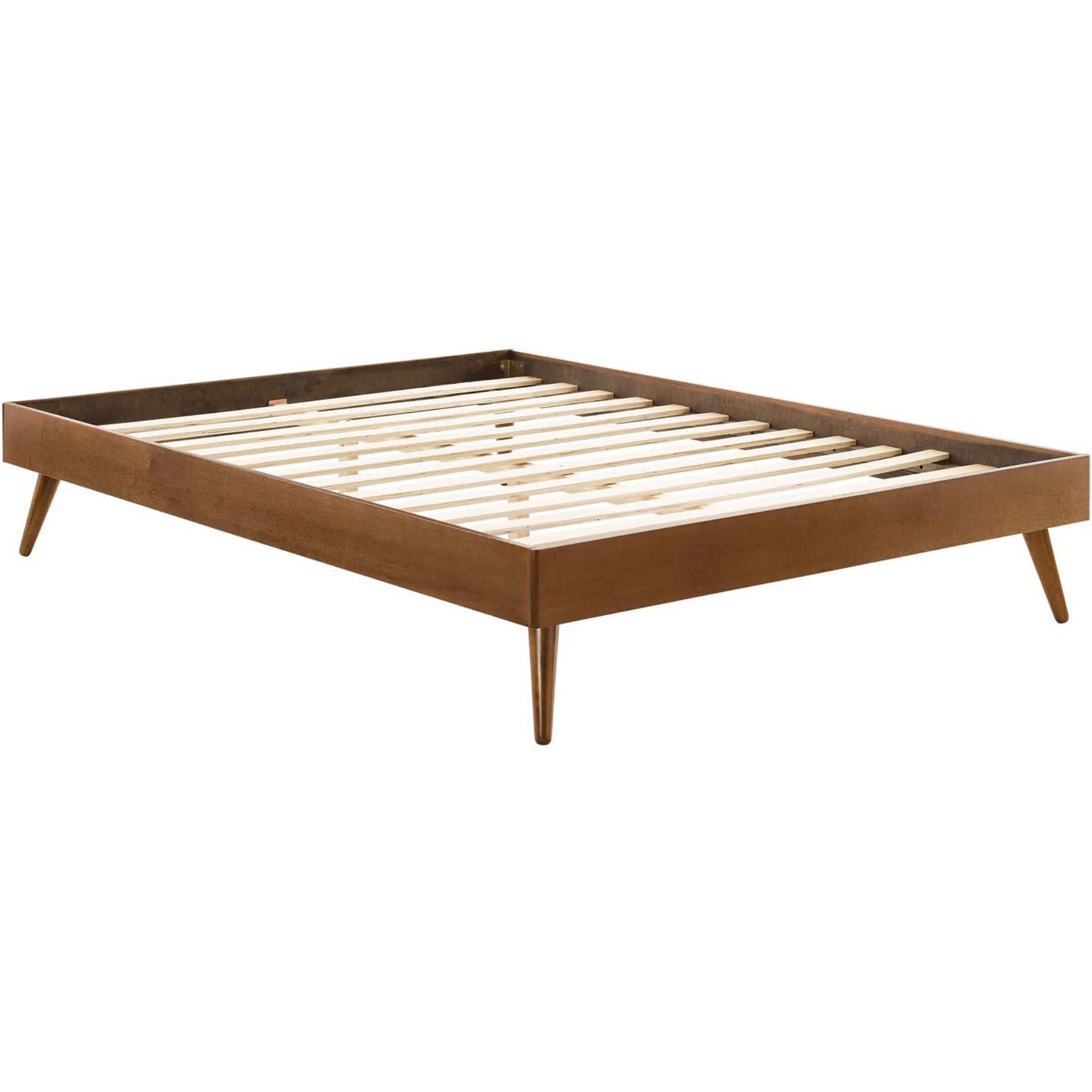 Margo Full Wood Platform Bed Frame Walnut