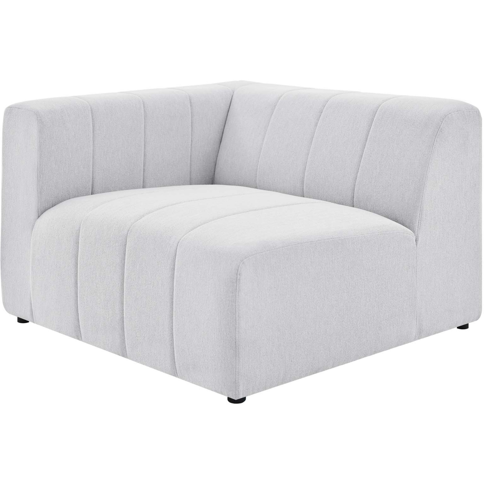 Bartlett Upholstered Fabric Left-Arm Chair Ivory