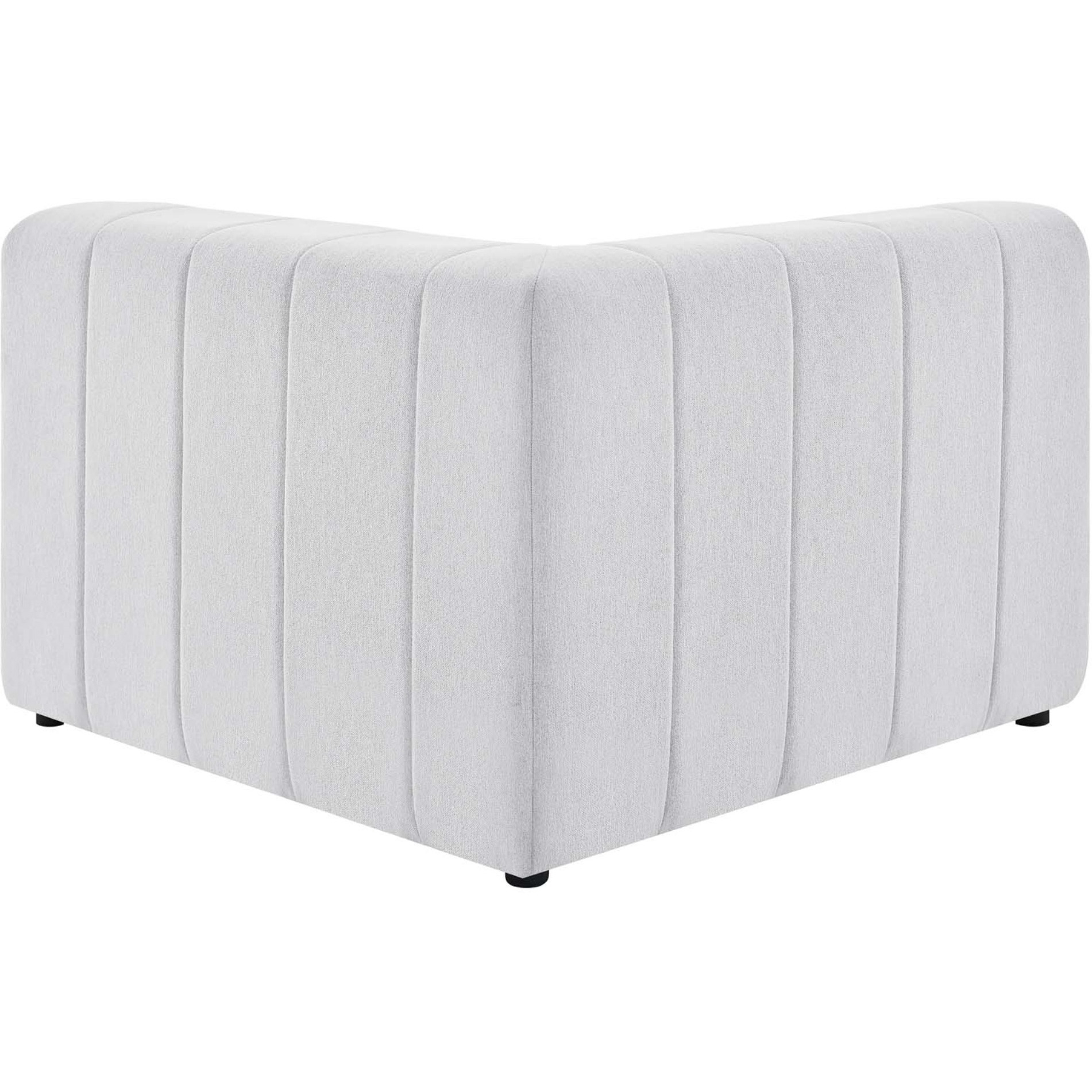 Bartlett Upholstered Fabric Left-Arm Chair Ivory