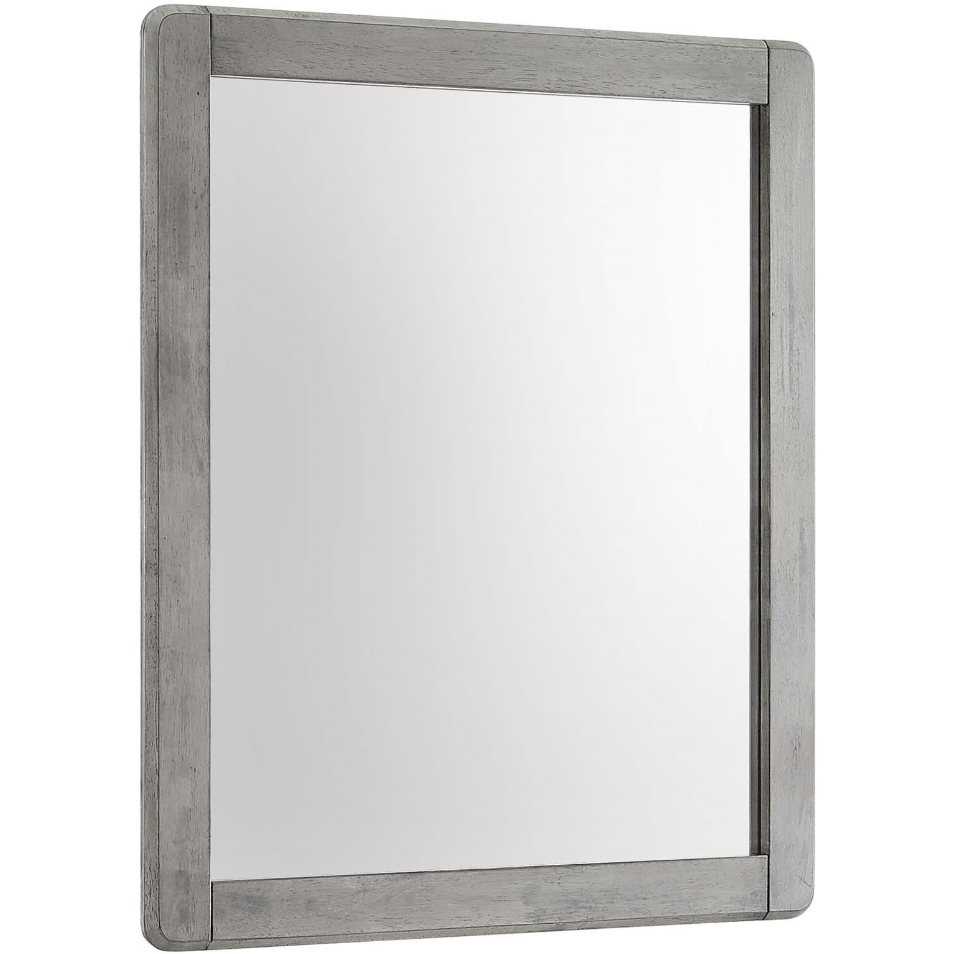 Georgia Wood Mirror Gray