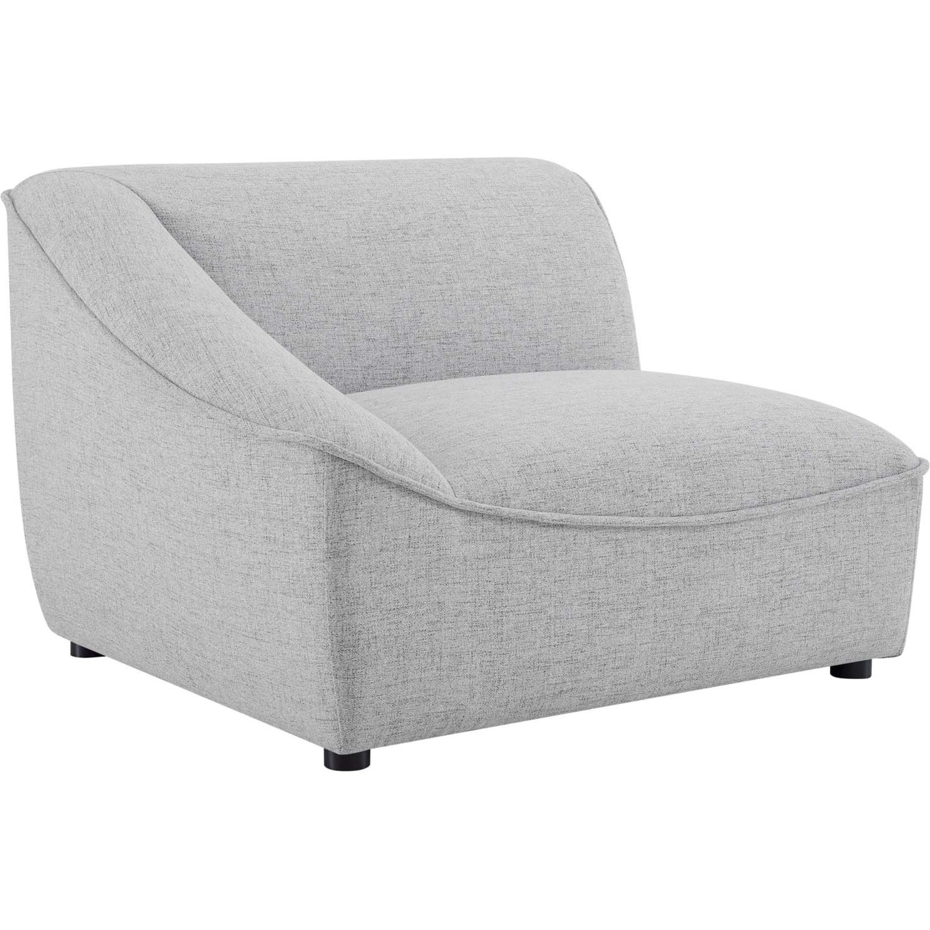 Comprise Left-Arm Sectional Sofa Chair Light Gray