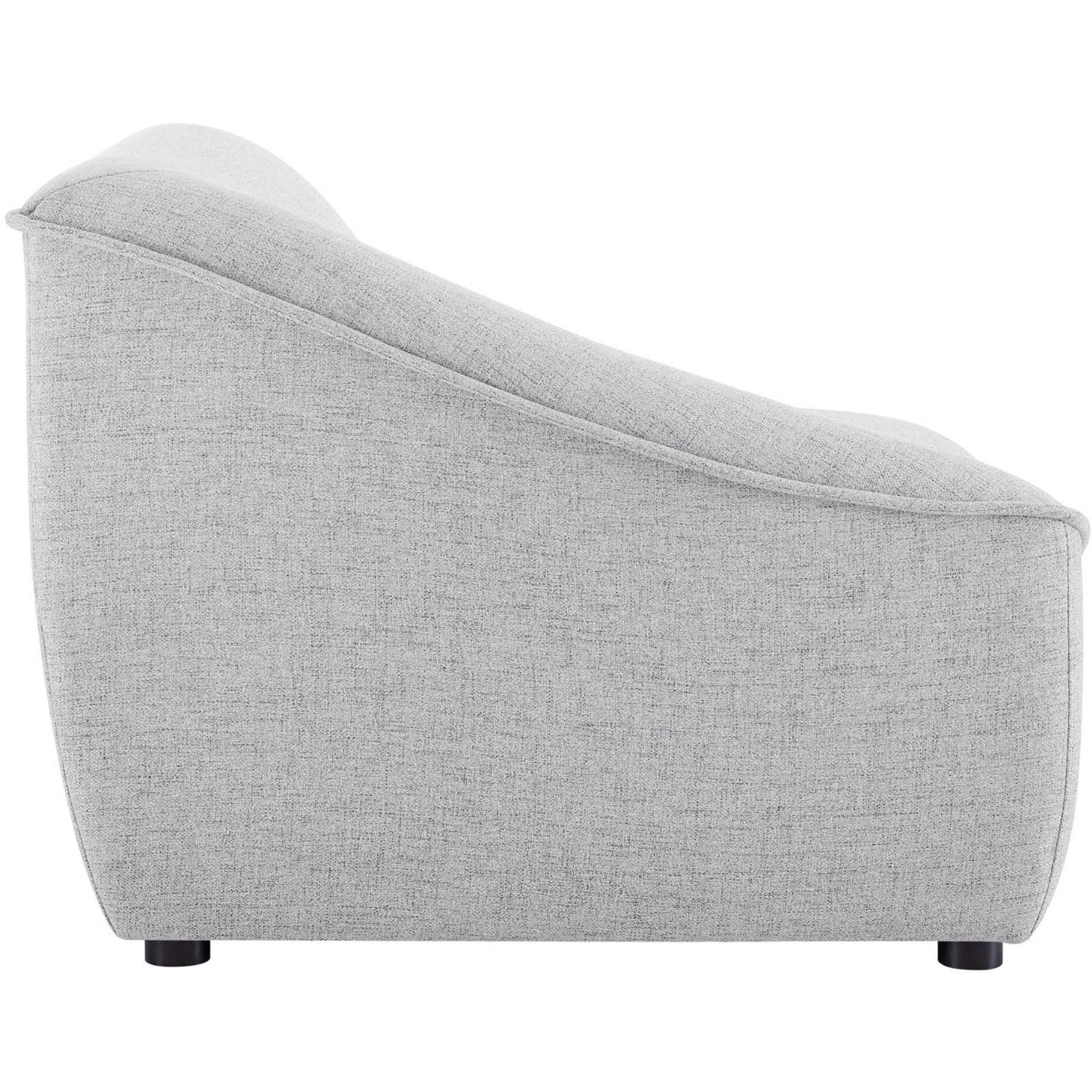 Comprise Left-Arm Sectional Sofa Chair Light Gray
