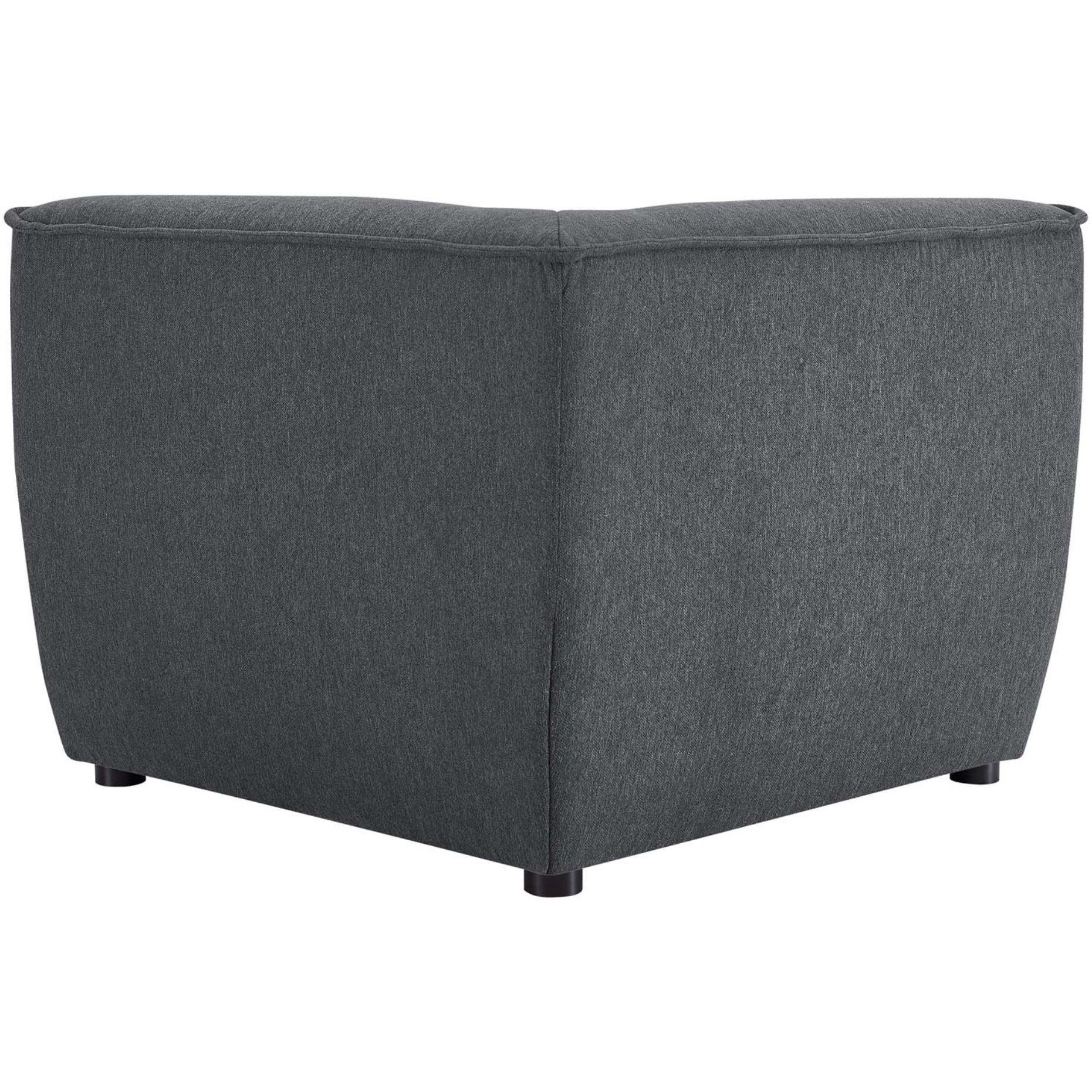 Comprise Corner Sectional Sofa Chair Charcoal