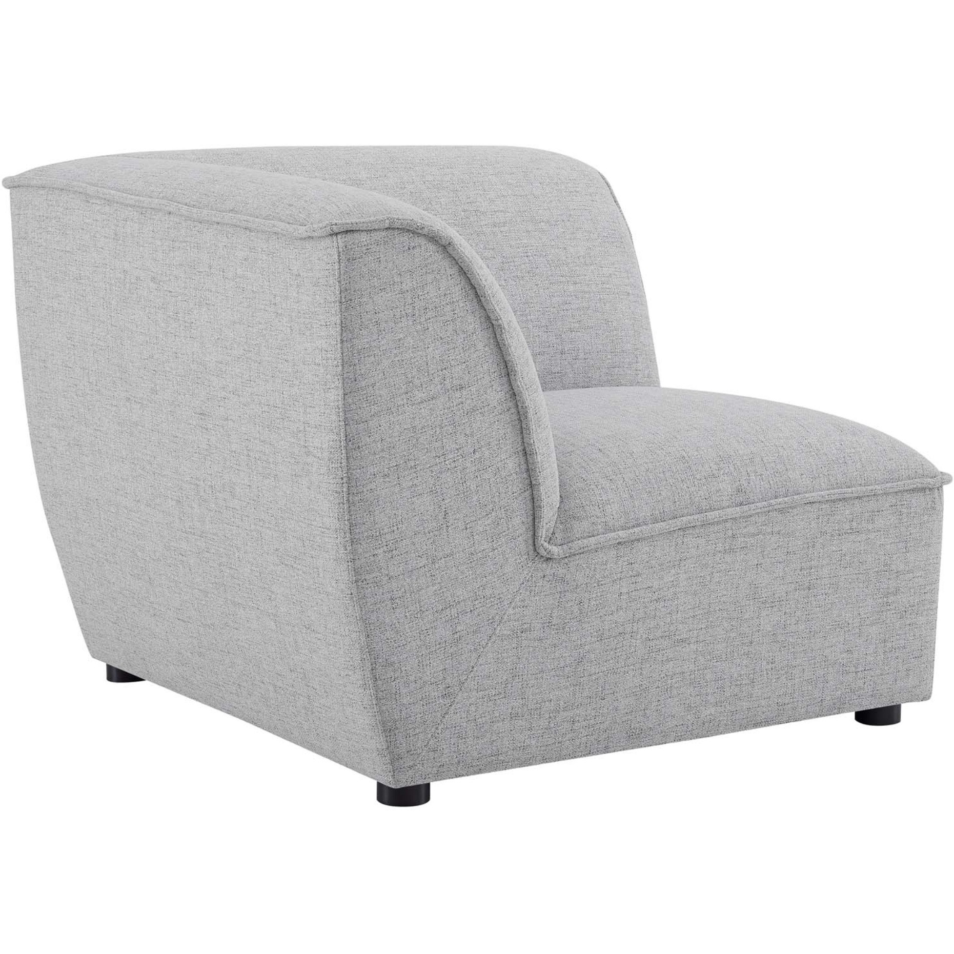 Comprise Corner Sectional Sofa Chair Light Gray