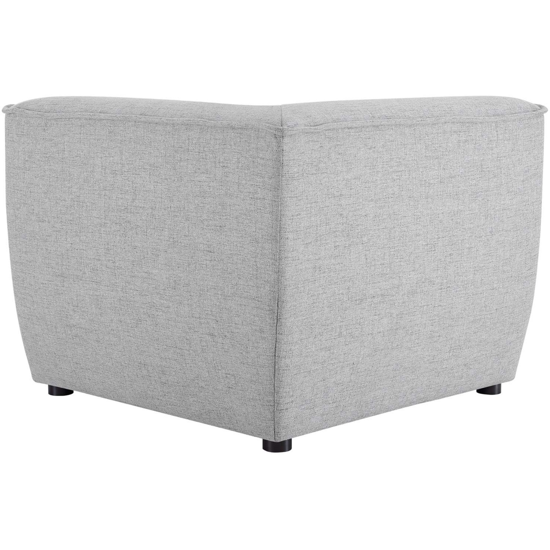 Comprise Corner Sectional Sofa Chair Light Gray