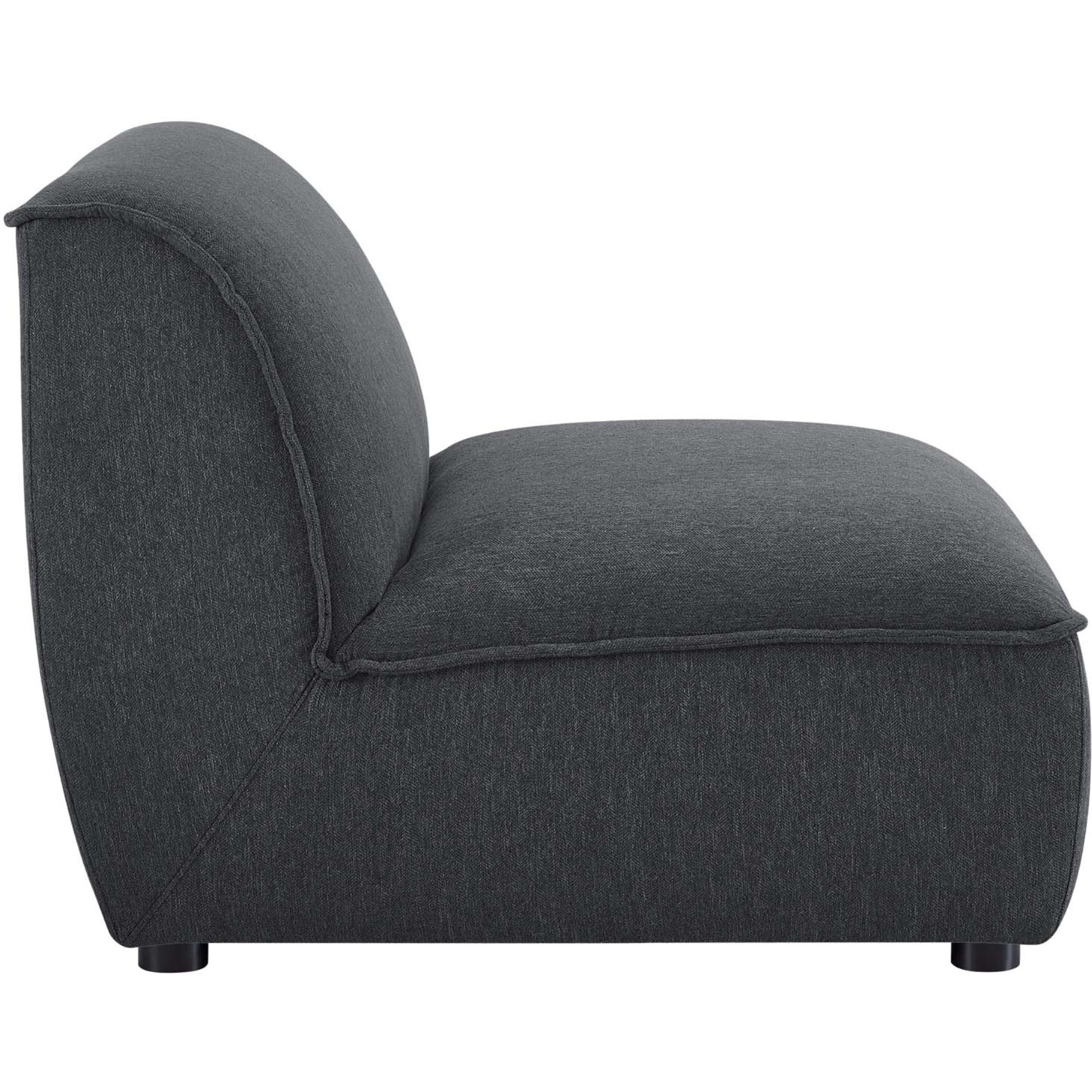 Comprise Armless Chair Charcoal