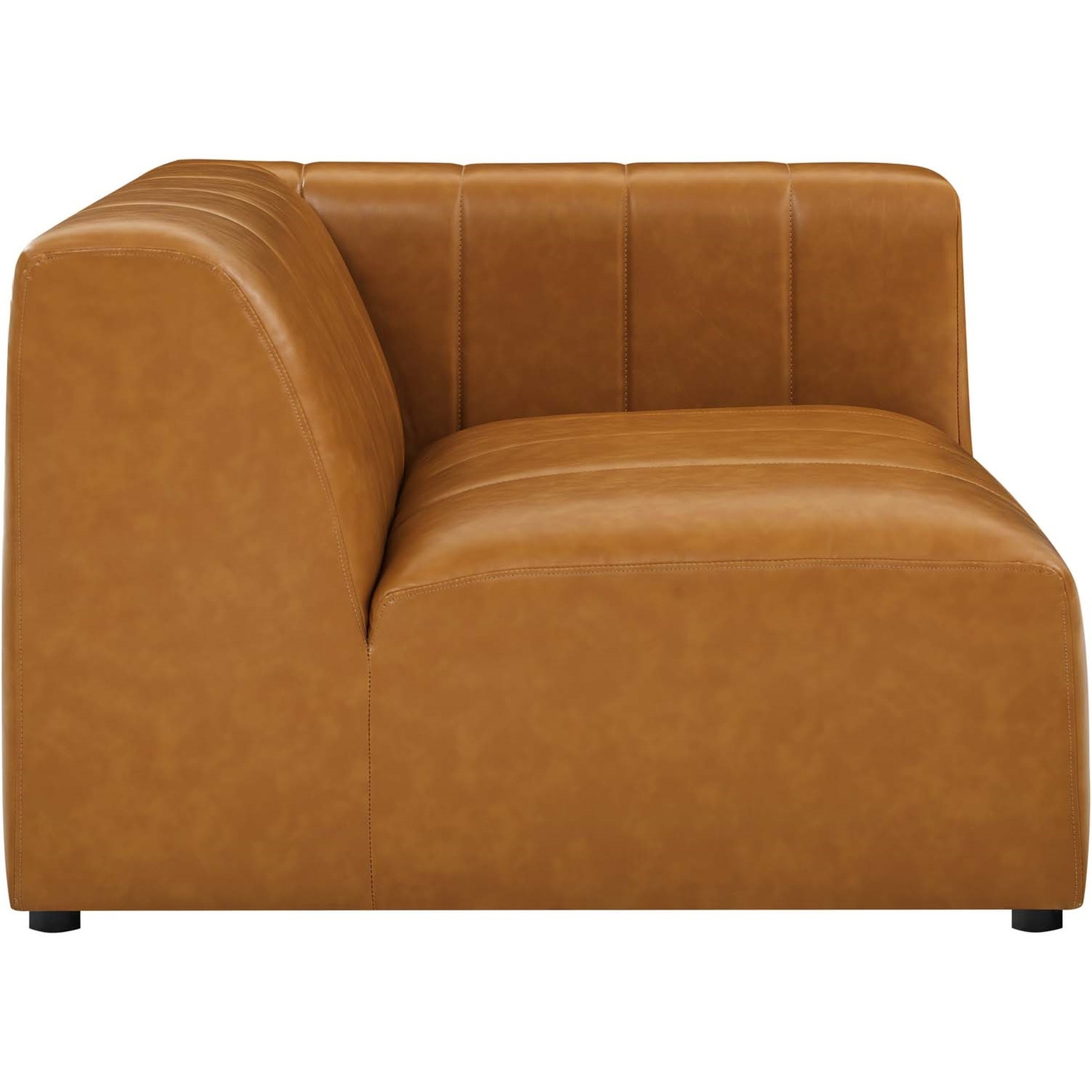 Bartlett Vegan Leather 2-Piece Loveseat Tan