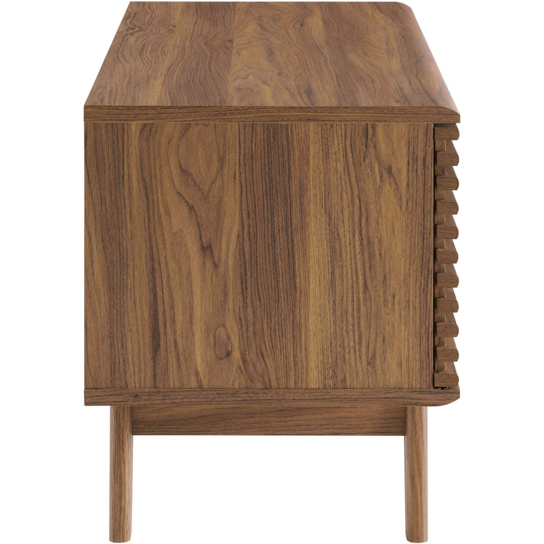 Render Vinyl Record Display Stand Walnut