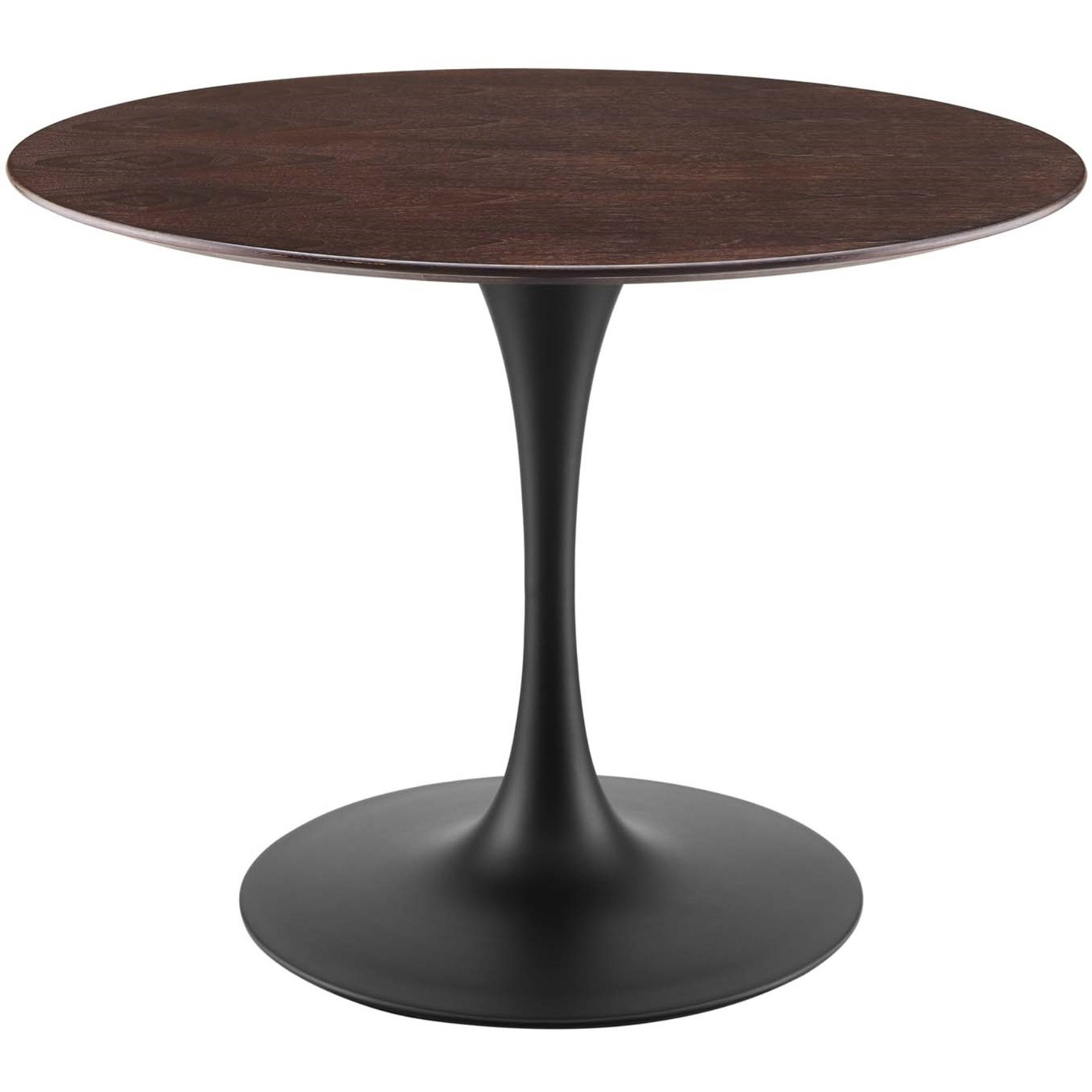 Lippa 40" Wood Dining Table Black Cherry Walnut