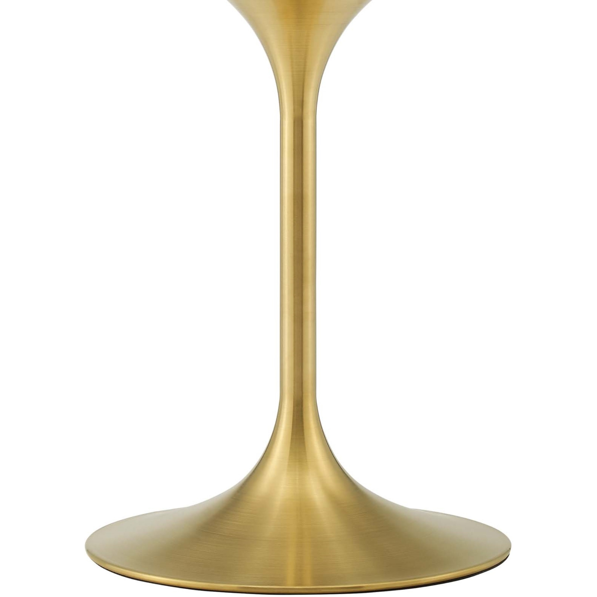 Lippa 24" Square Wood Dining Table Gold Cherry Walnut