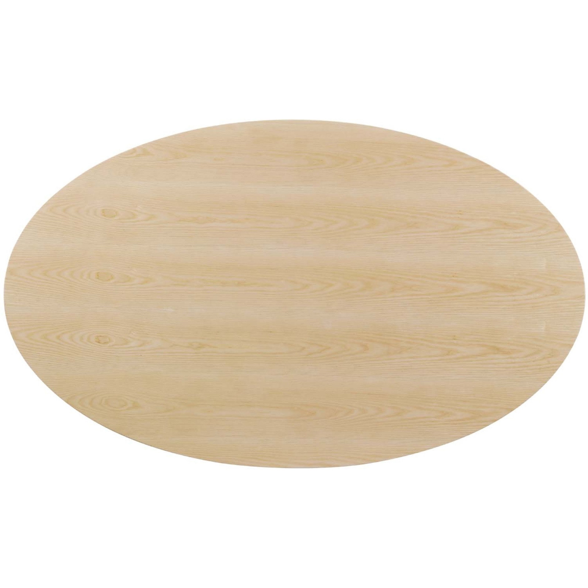 Lippa 78" Oval Wood Dining Table Gold Natural